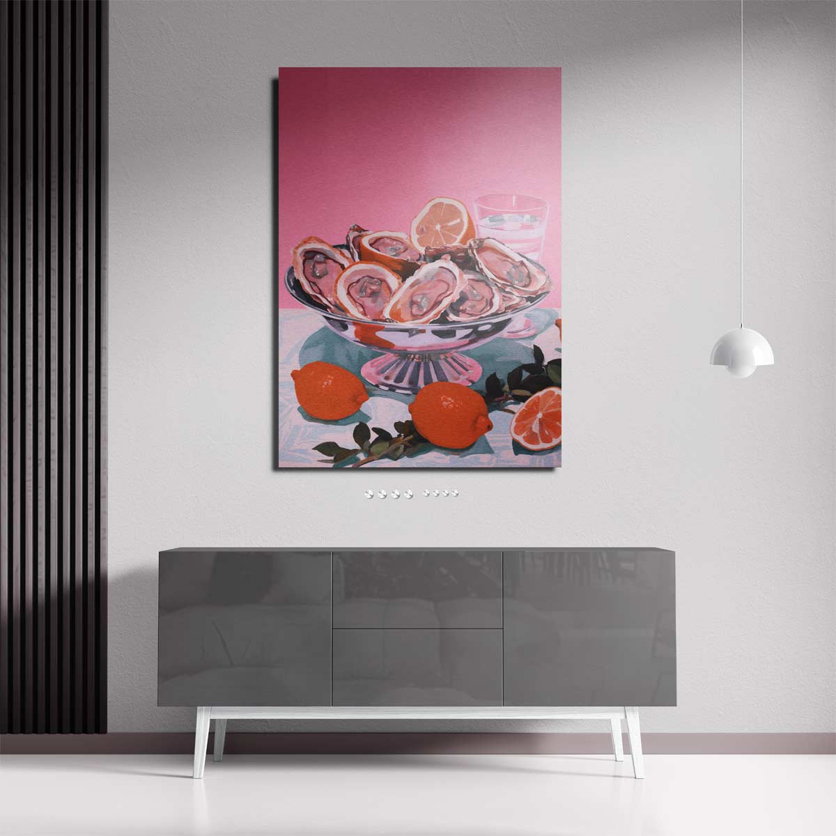 Kleurrijke Zeevruchtenverleiding Kunstwerk-canvas-dibond-plexiglas-wanddecoratie-WallArtistic