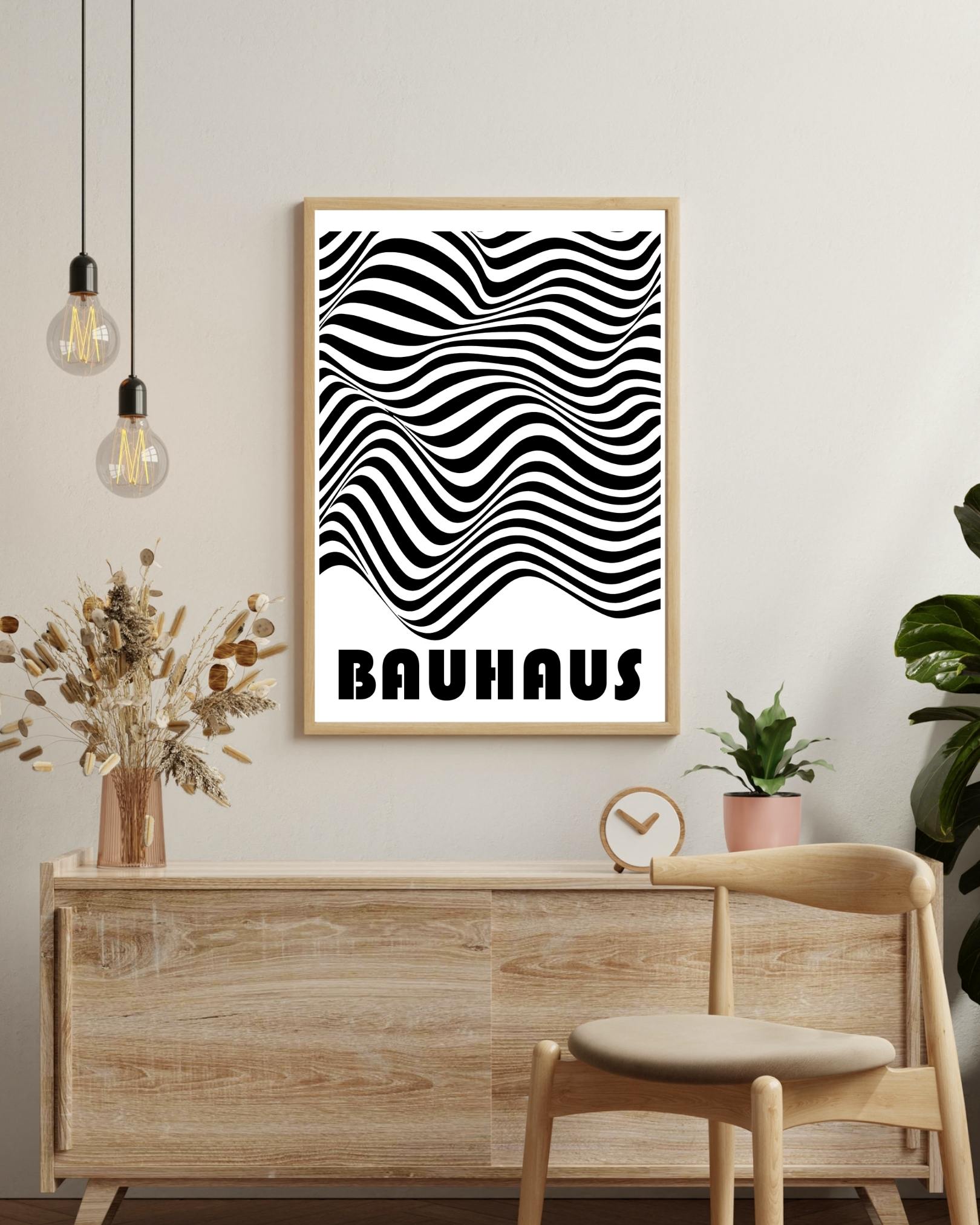 Blaues Zebra-Poster