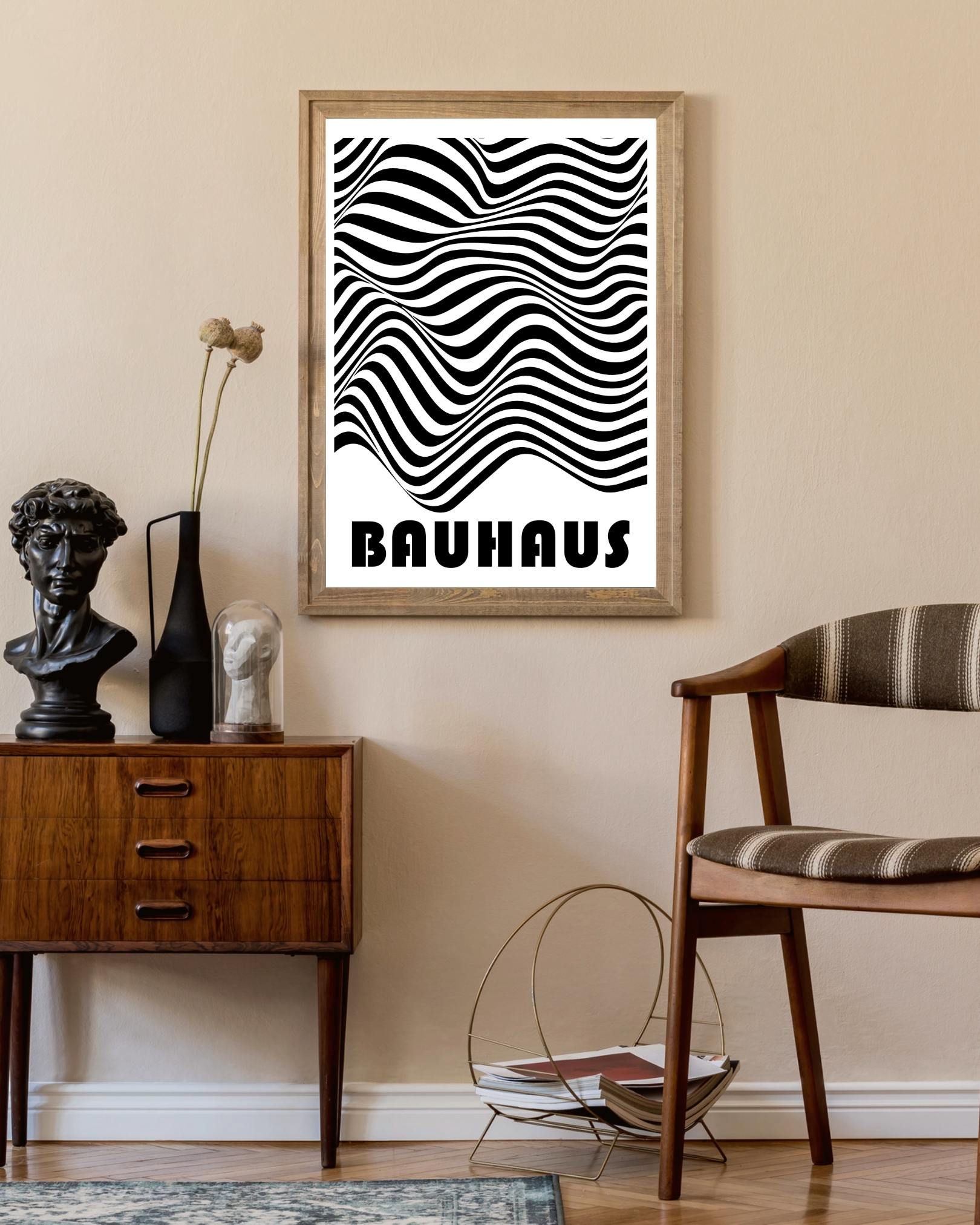 Blaues Zebra-Poster