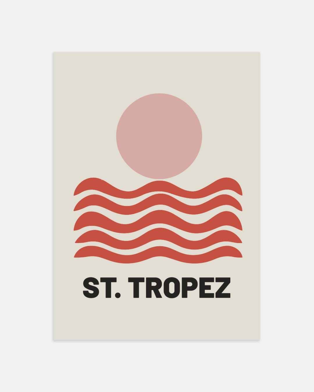 St. Tropez Zonsondergang Poster