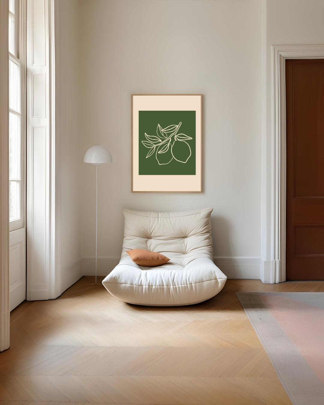 Citroen Tak Botanische Illustratie Poster