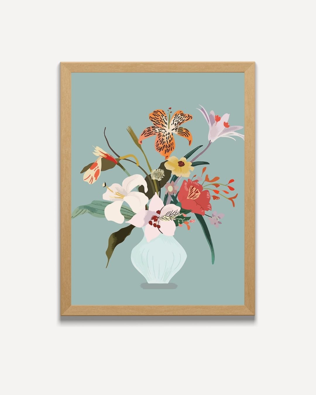 Botanische Blumenvase