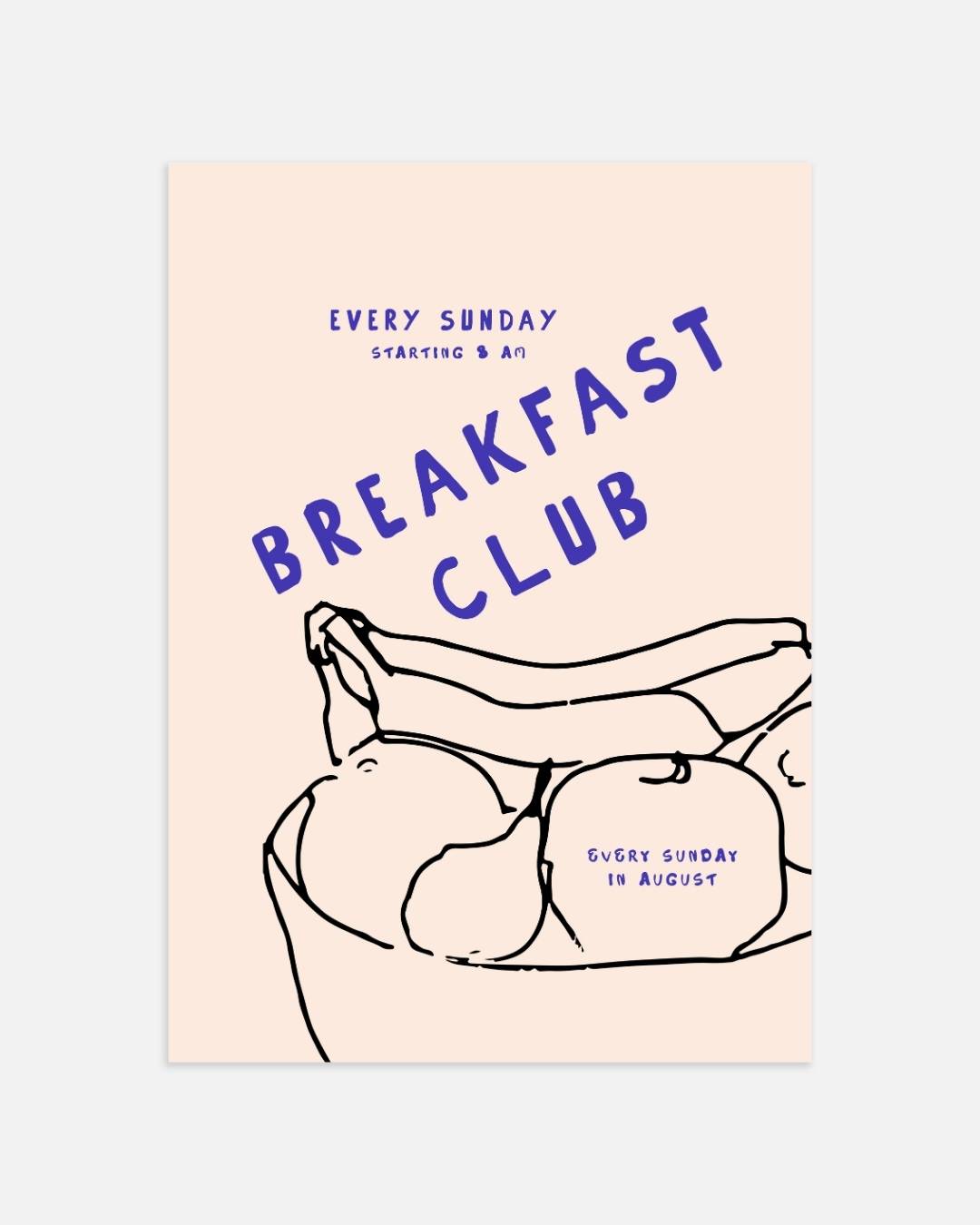 Breakfast Club fruitschaal Poster