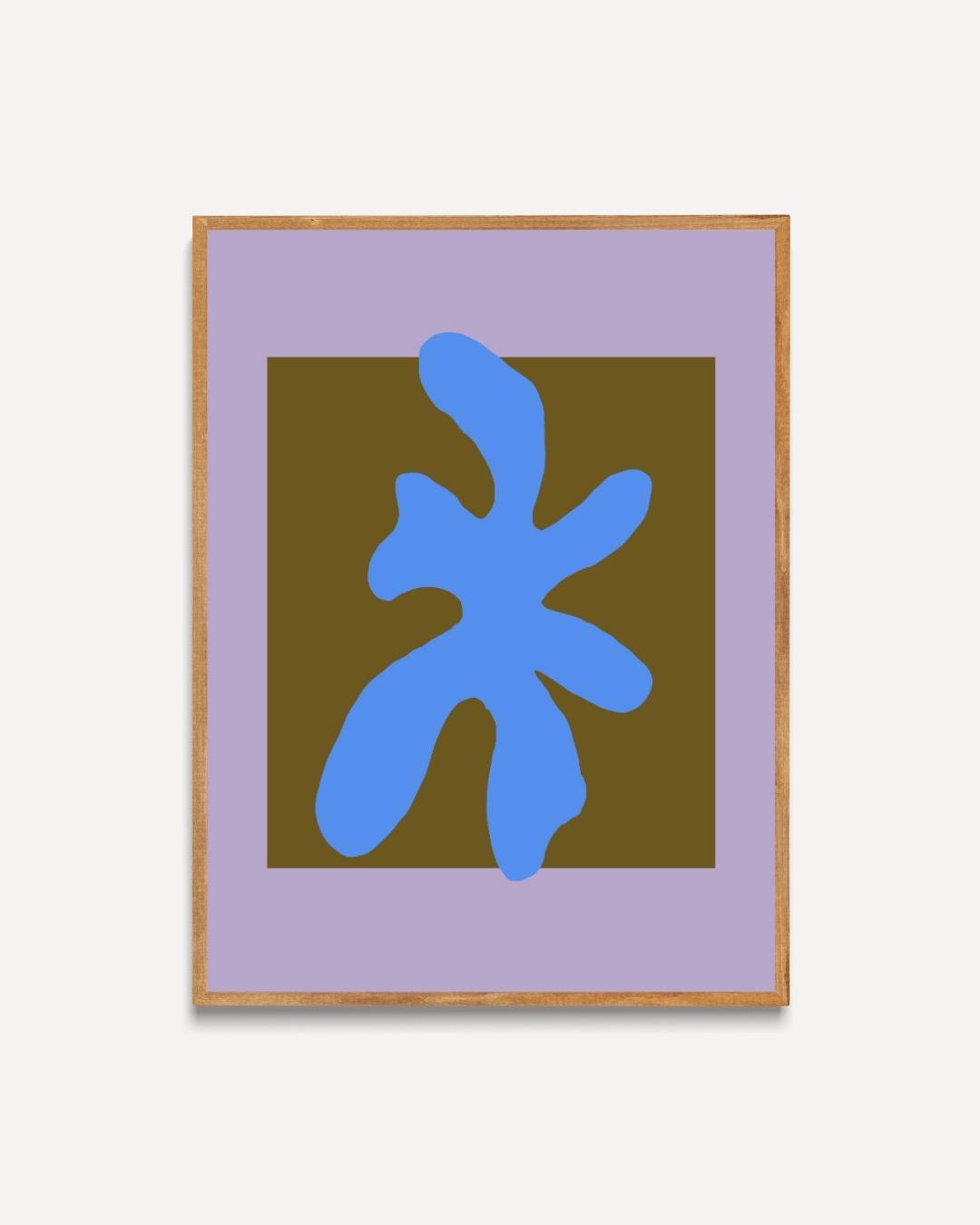 Abstract blue Poster