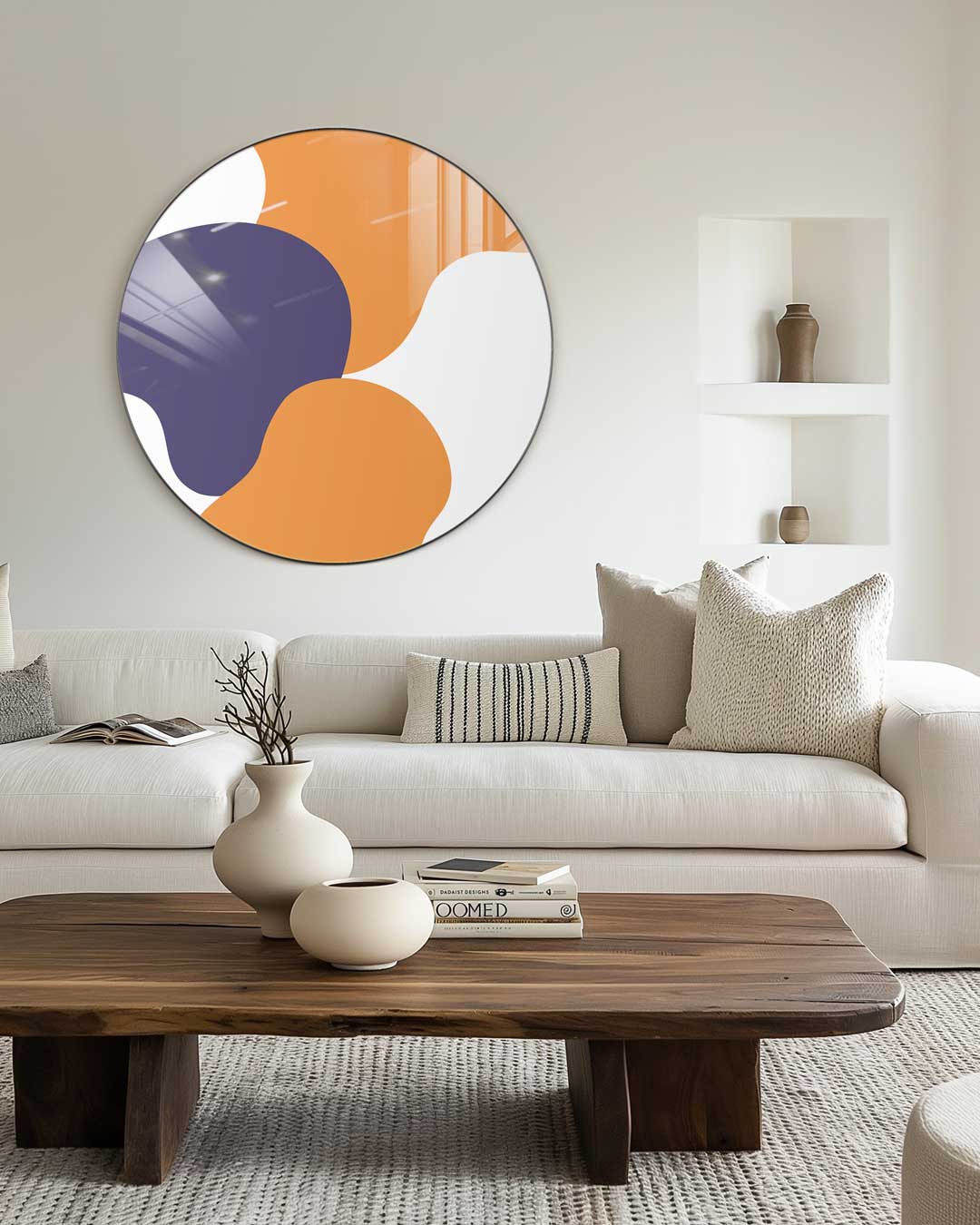 Trendy Muurcirkel Met Vormen-WallArtistic