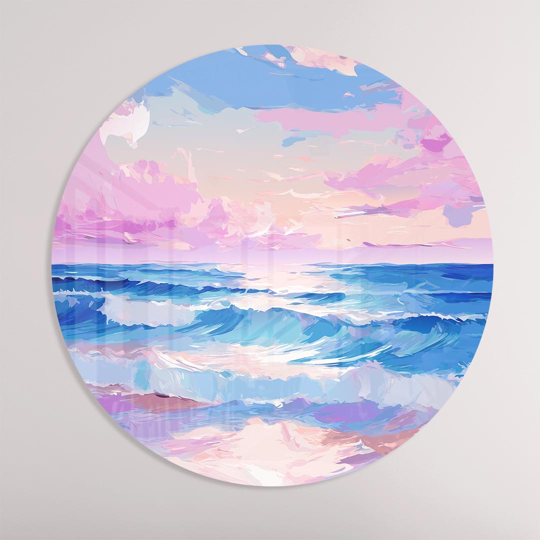 Strand Droom Muurcirkel-WallArtistic