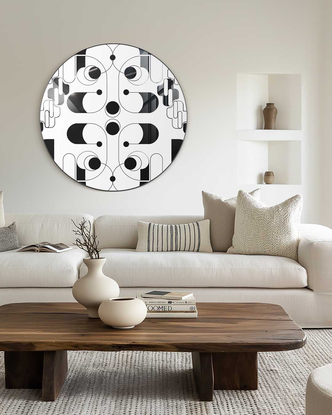 Moderne Geometrische Muurcirkel-WallArtistic