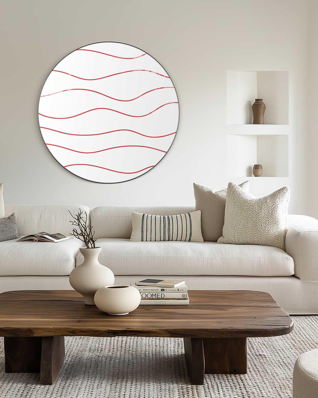 Moderne Scandinavische Muurcirkel-WallArtistic
