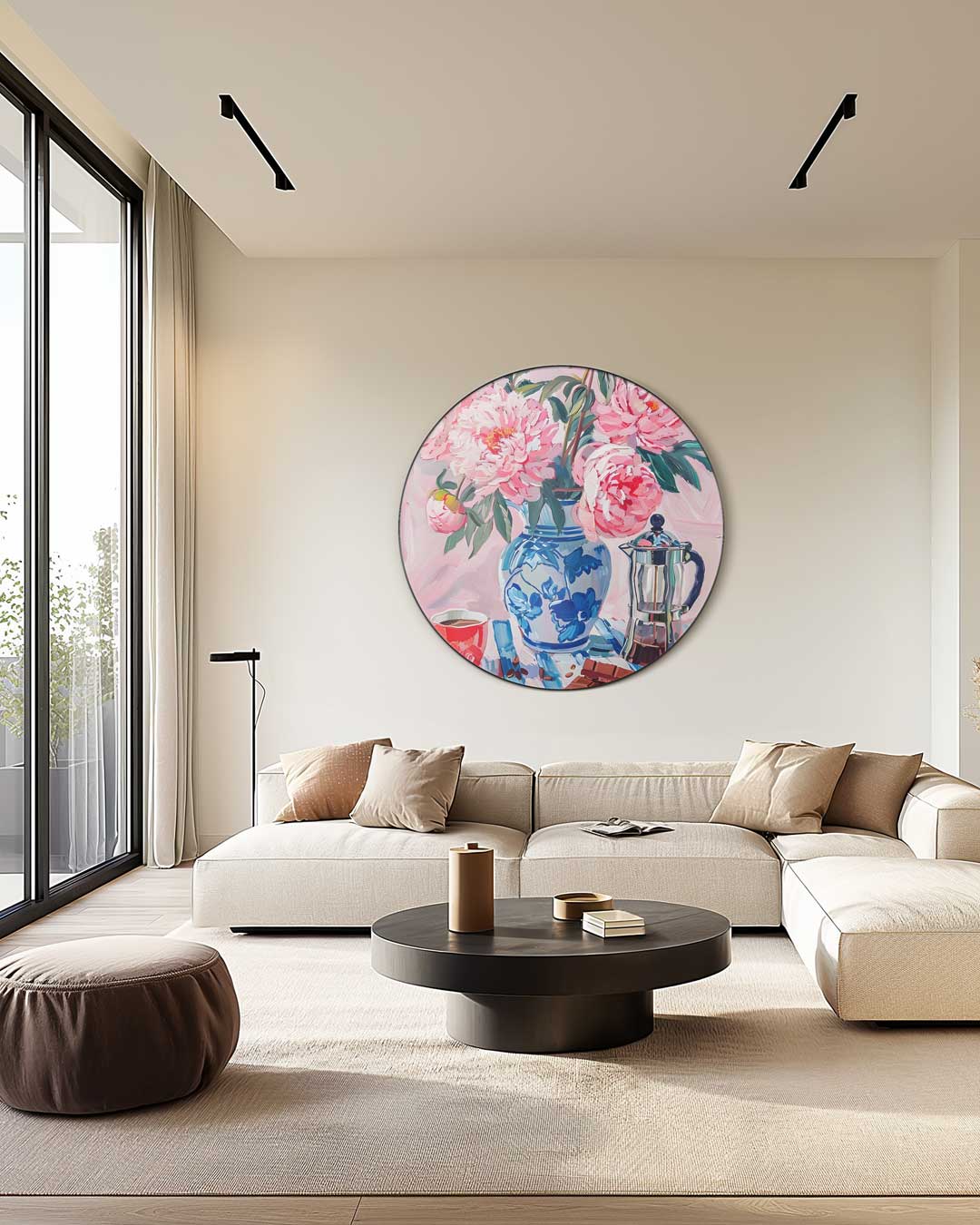 Bloemenpracht Muurcirkel-WallArtistic