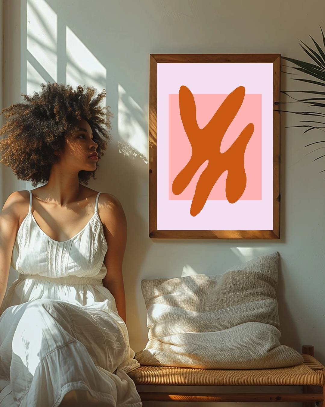 Abstract rust shape Poster