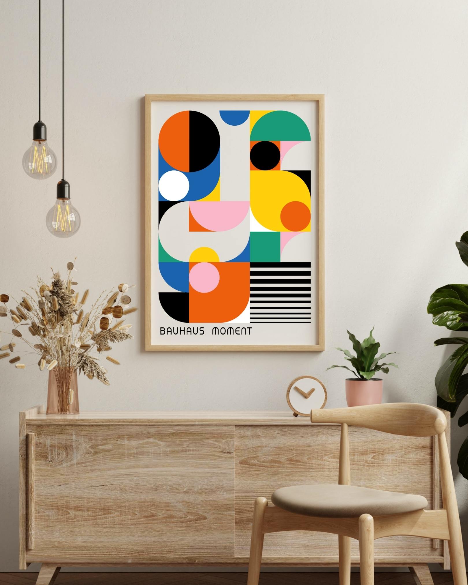 Poster mit schwarzer Schleife