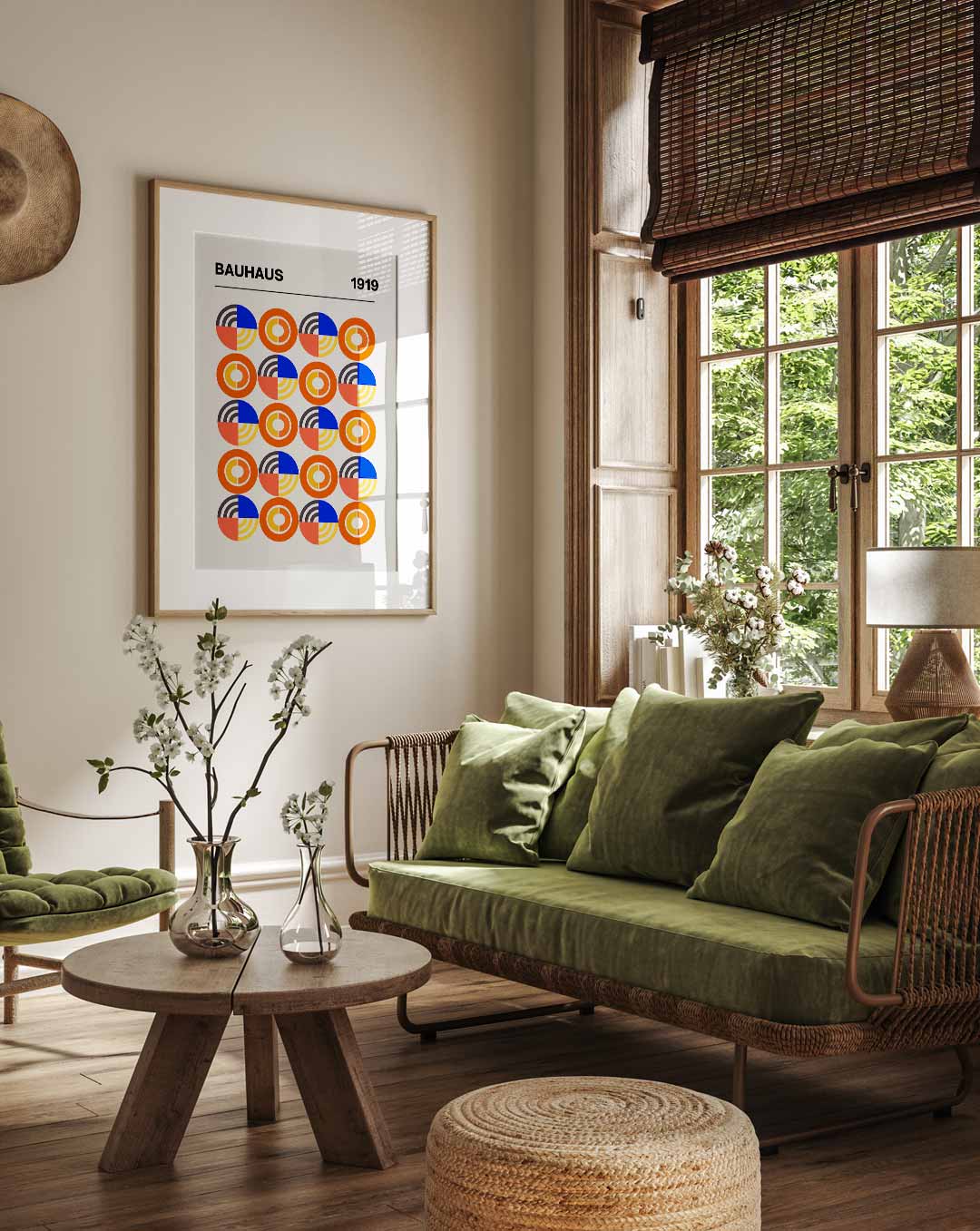 Stilvolles geometrisches Poster