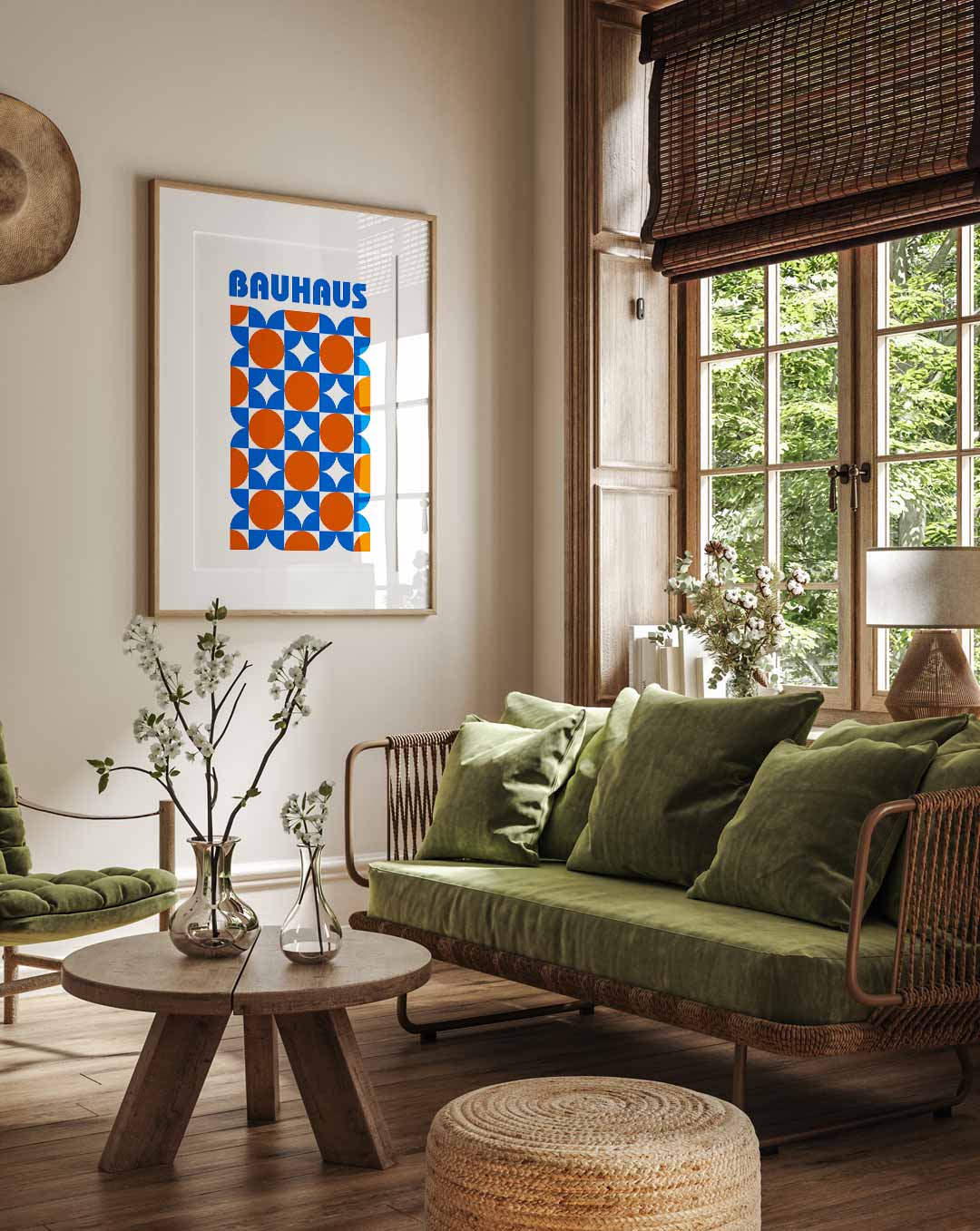 Stilvolles geometrisches Poster