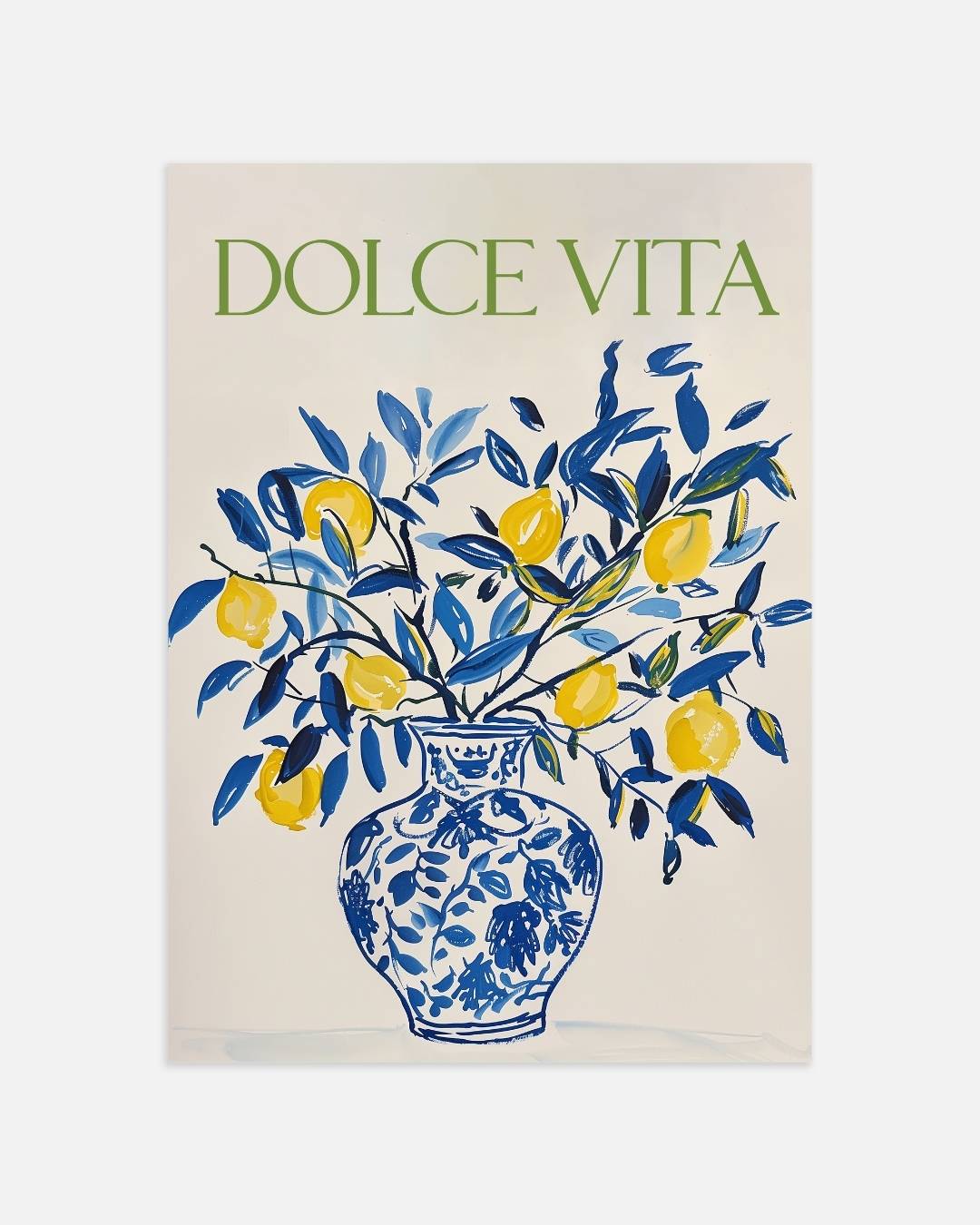 Dolce Vita citroenvaas Poster