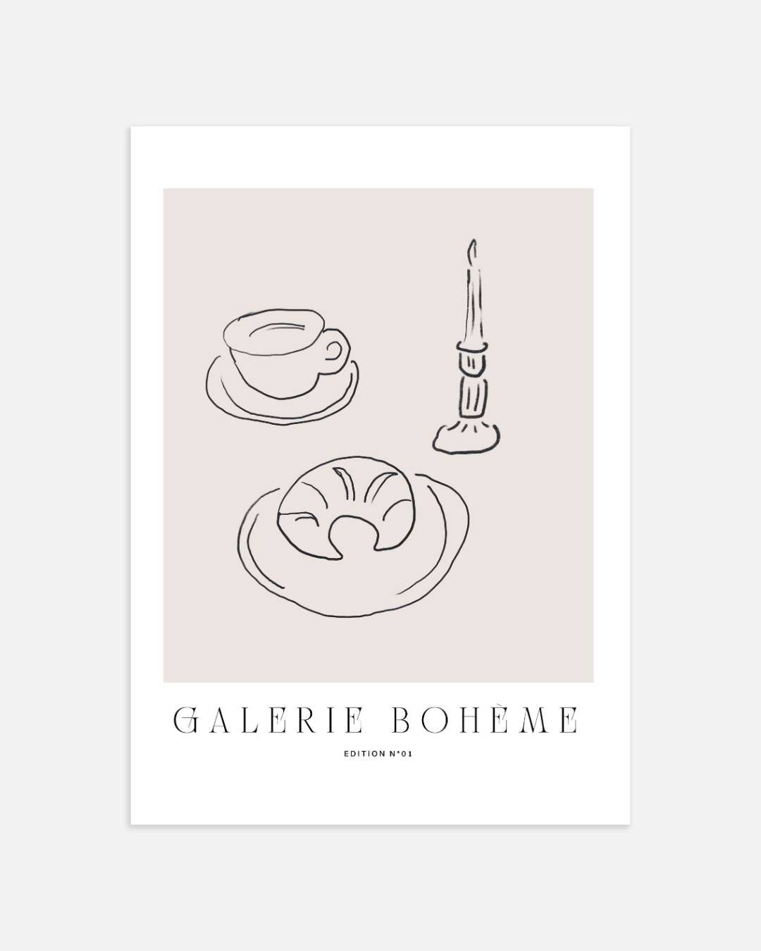 Parijs café Poster