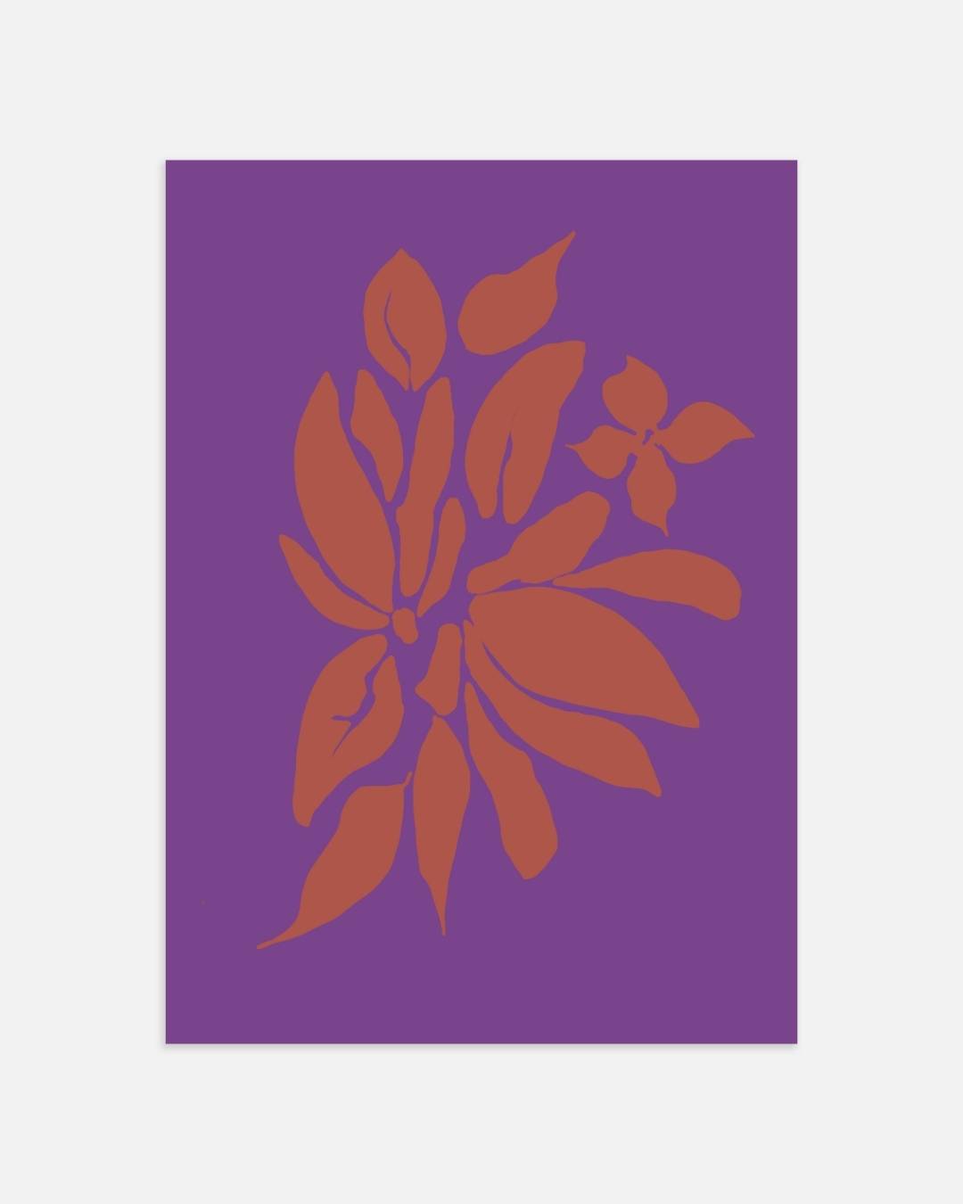 Abstracte bloemstructuur Poster