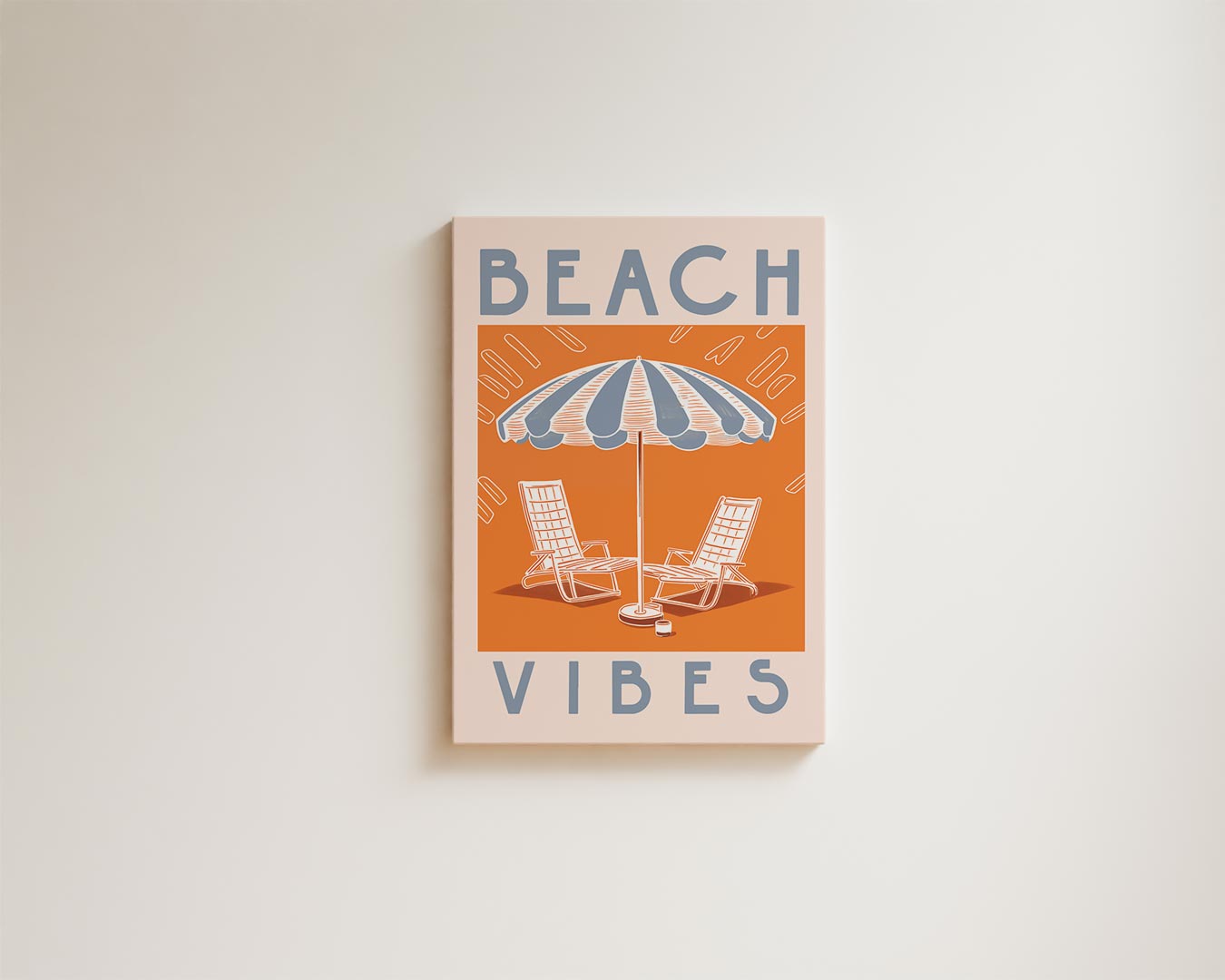 Beach vibes Kunstwerk-canvas-dibond-plexiglas-wanddecoratie-WallArtistic