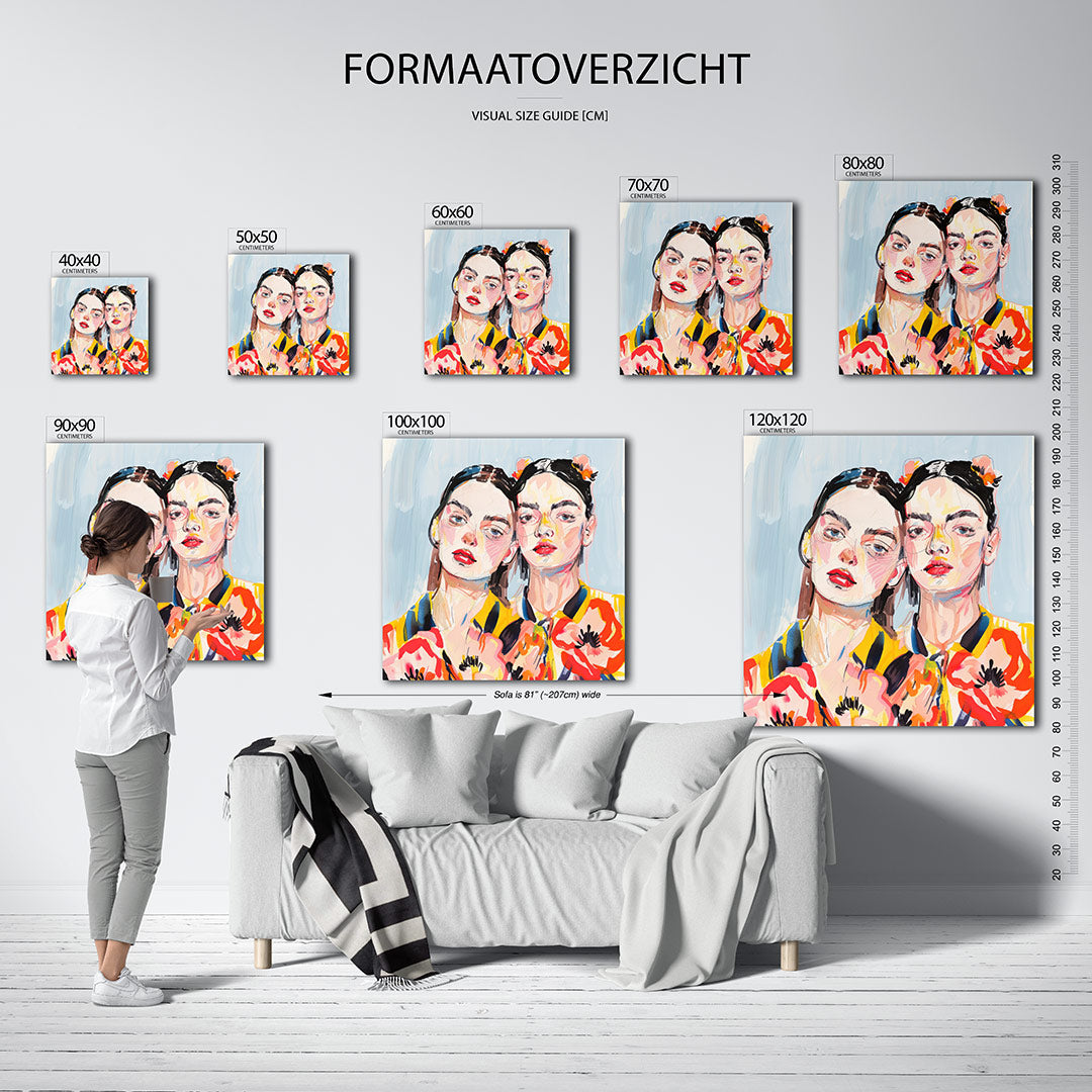 Portretten Kunstwerk