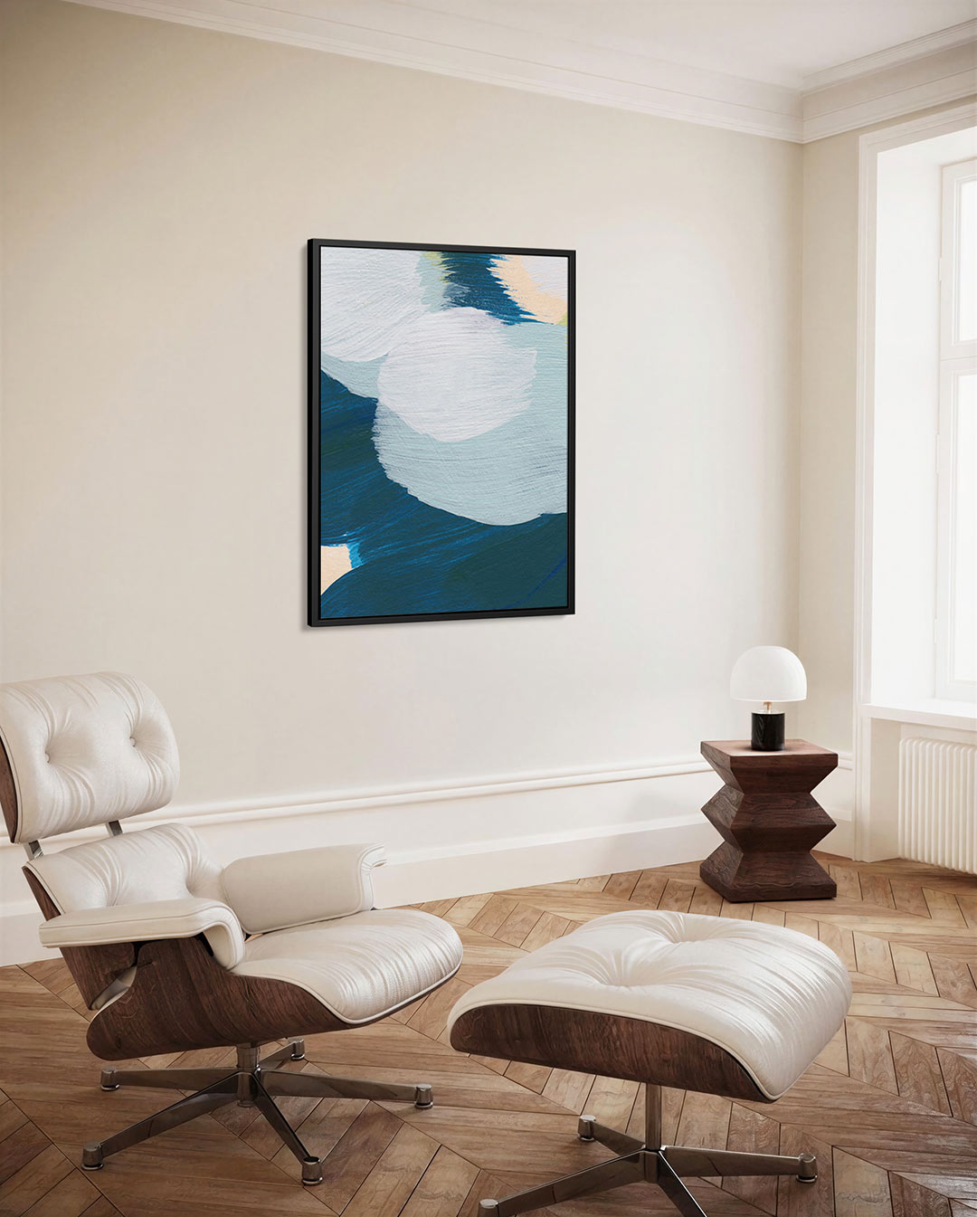 Organische kleurencompositie Kunstwerk