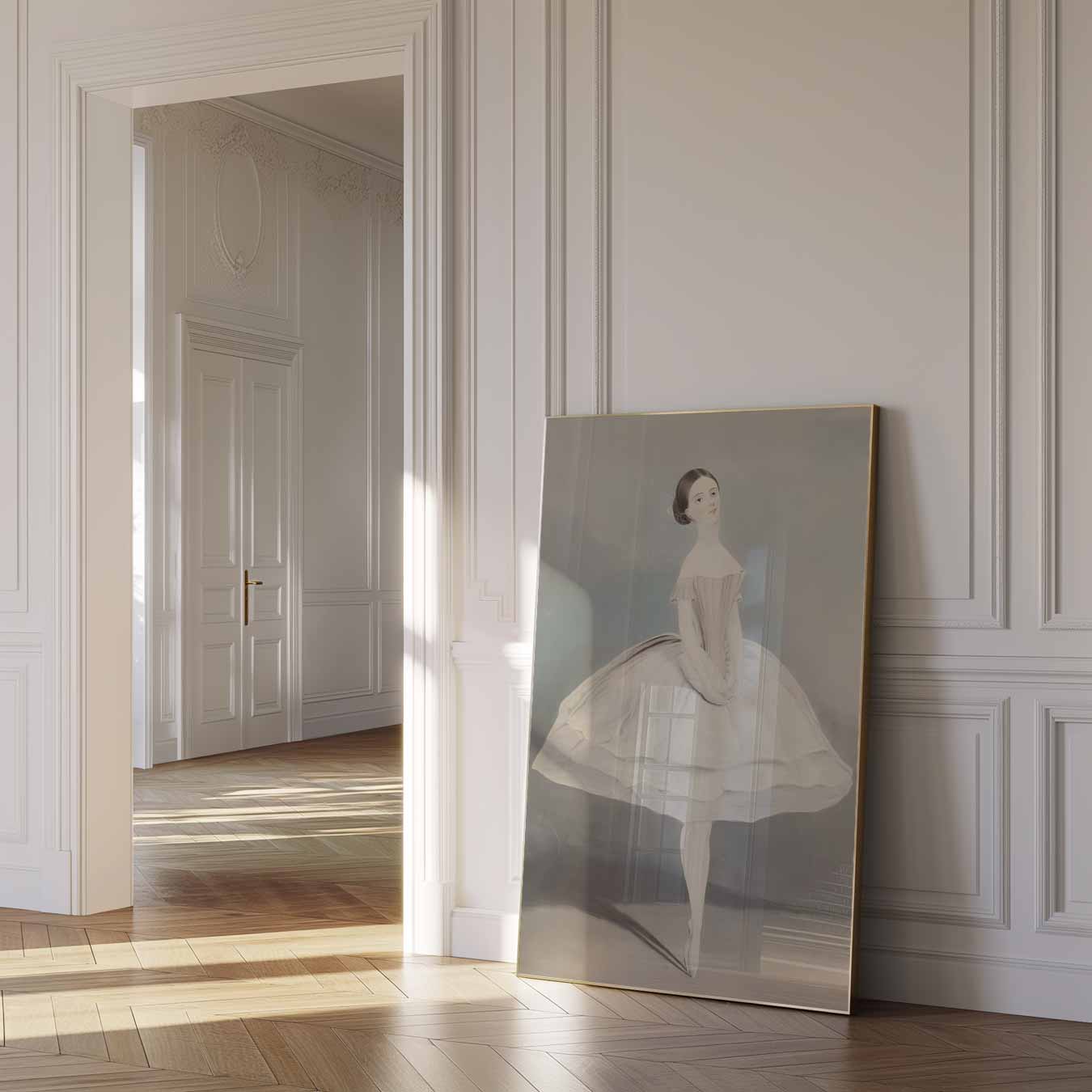 Elegantie van de Ballerina Poster-WallArtistic