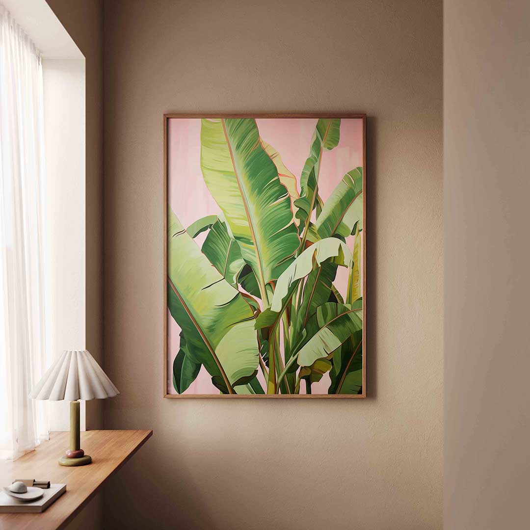 Banana bladeren Poster