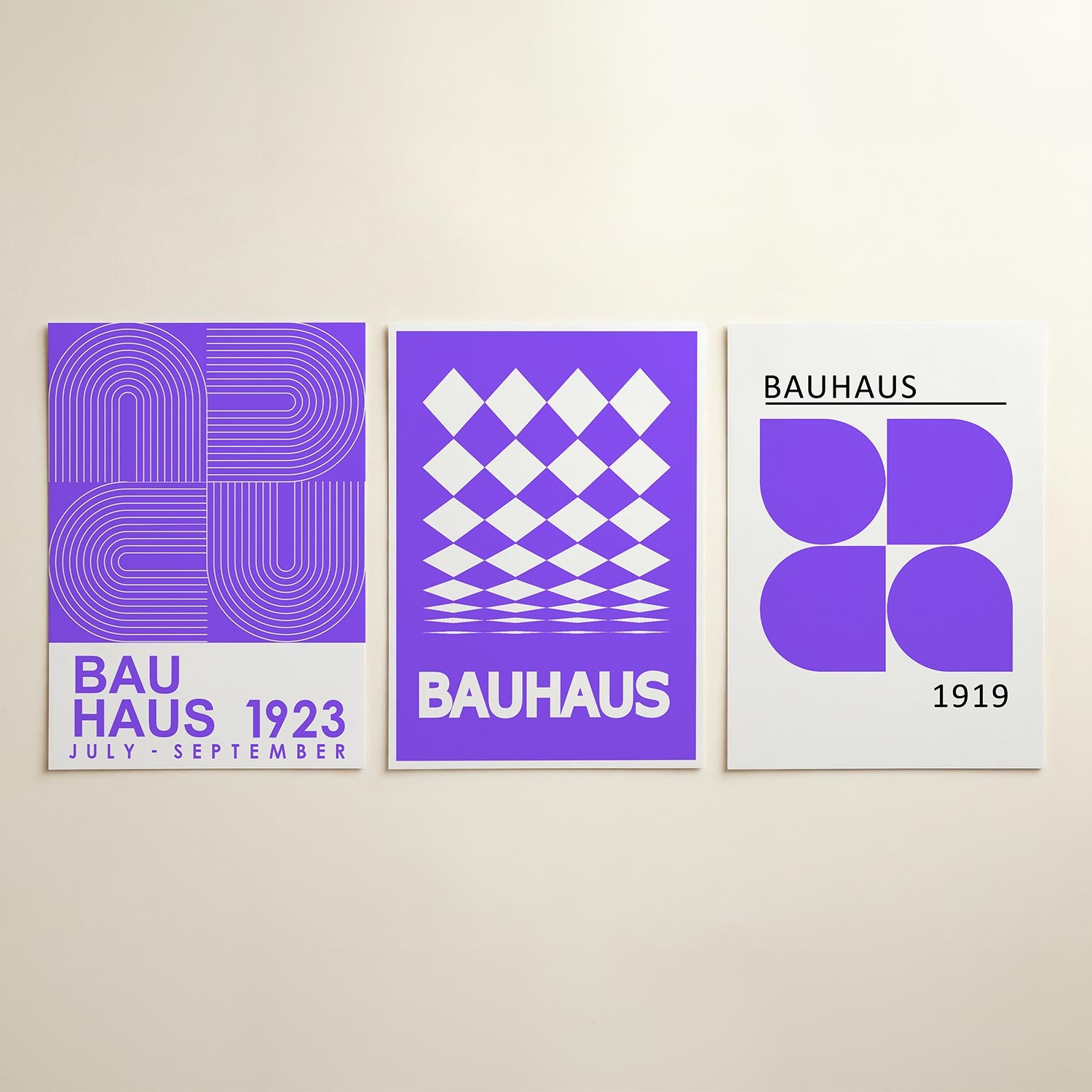 Lijnen en bogen Posterset