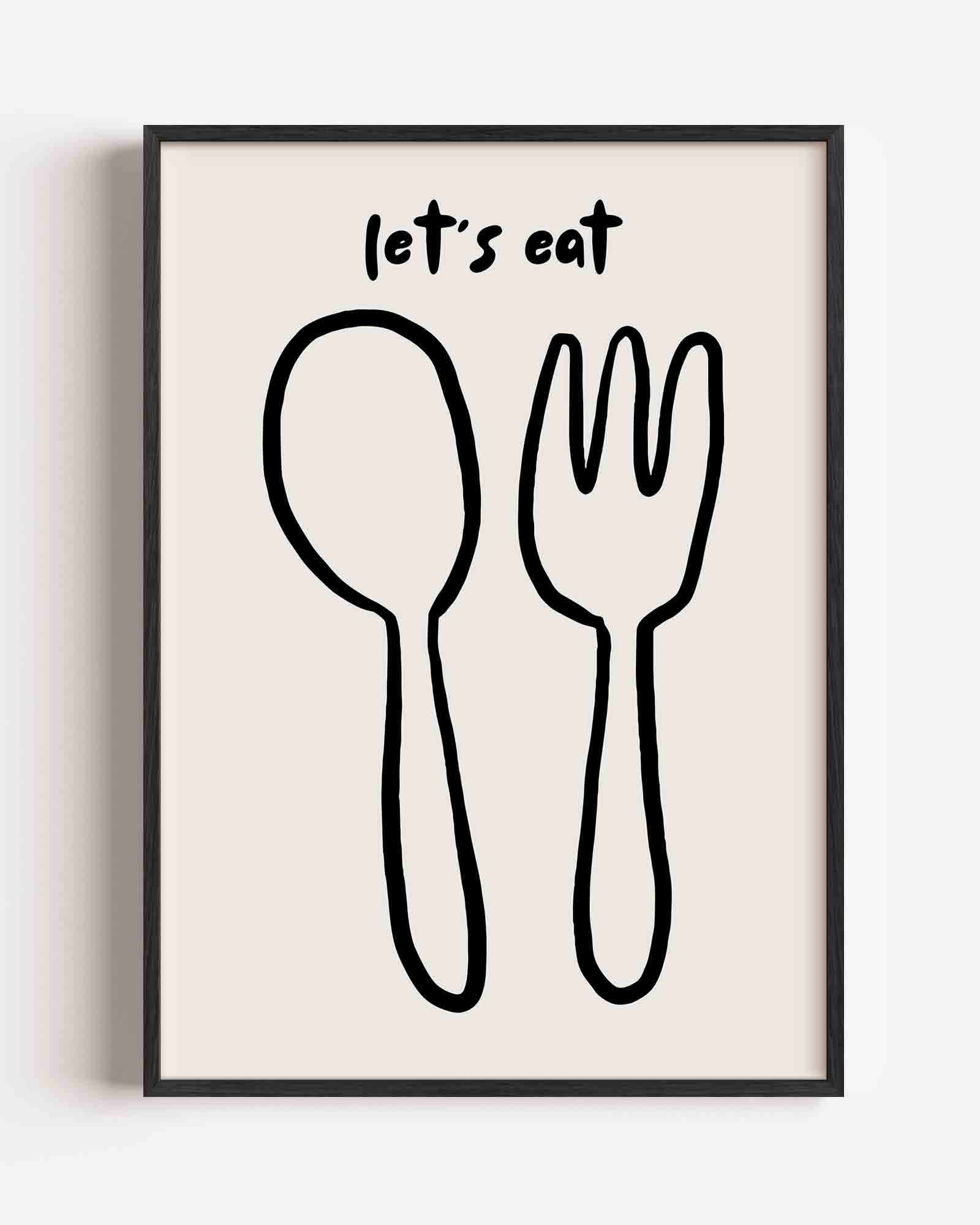 Bestek illustratie Poster