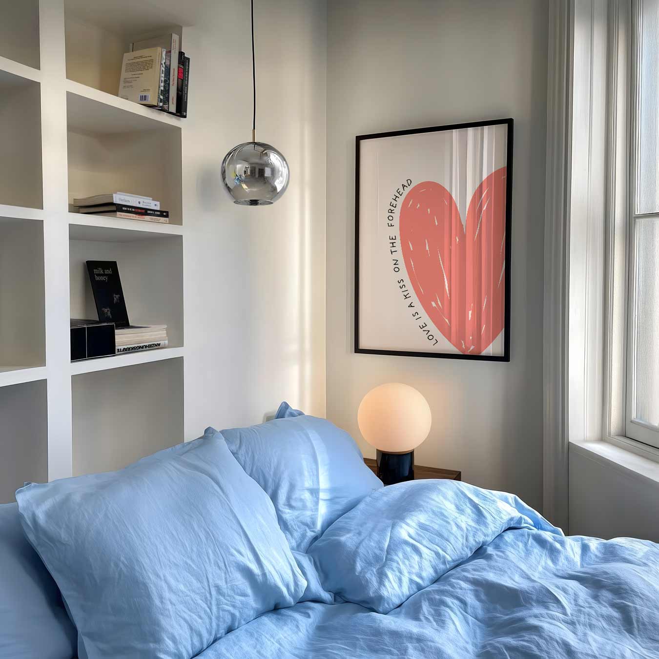 Liefdes Kus Poster-WallArtistic