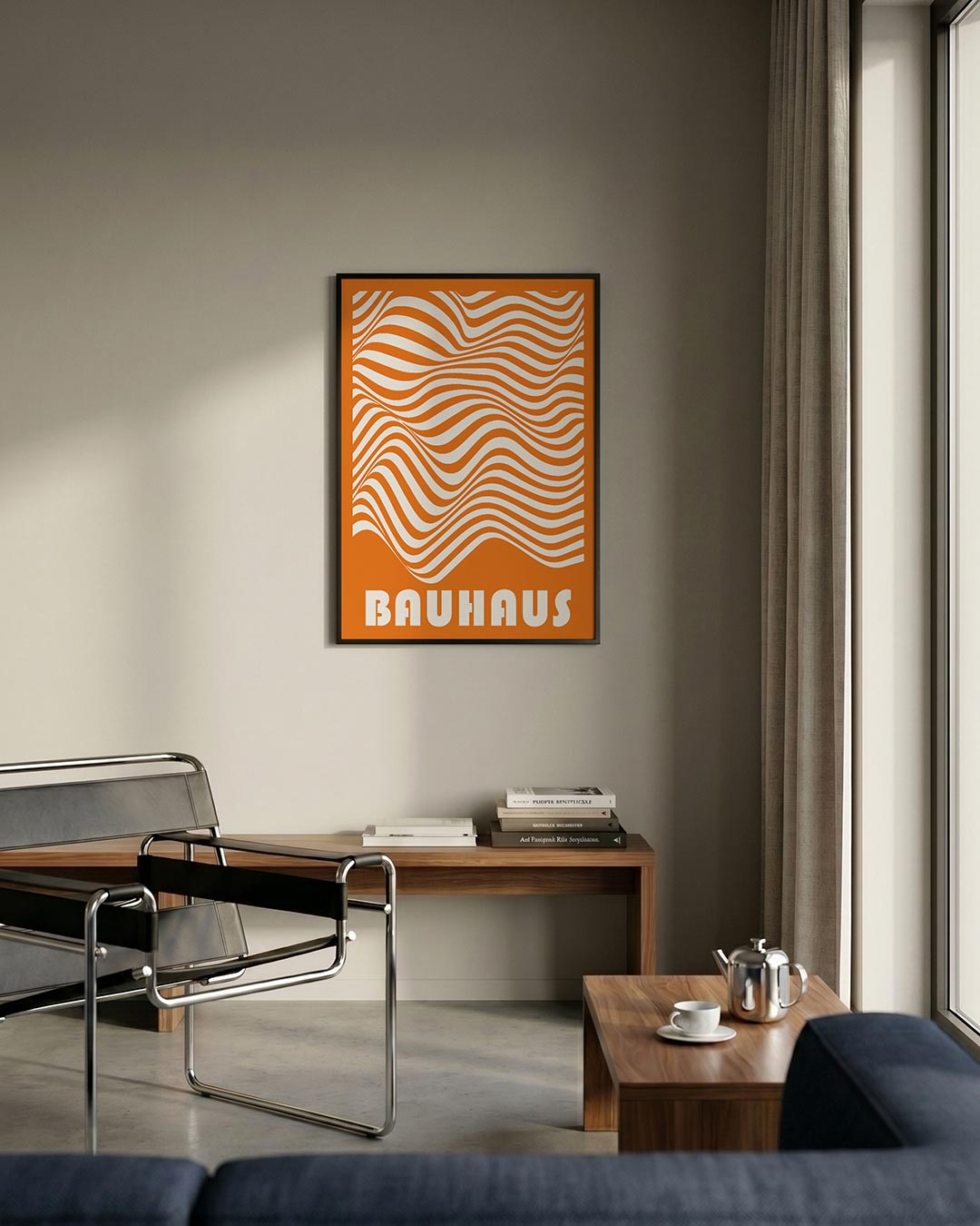 Golvend lijnenspel Poster
