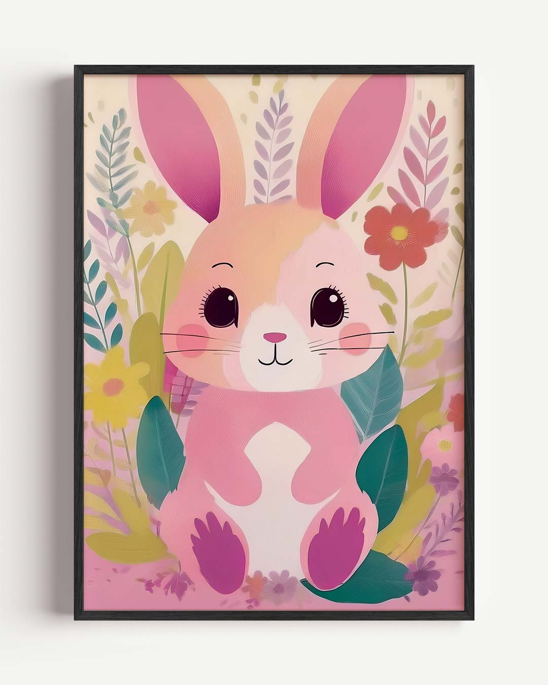 Schattige Konijnenposter-WallArtistic