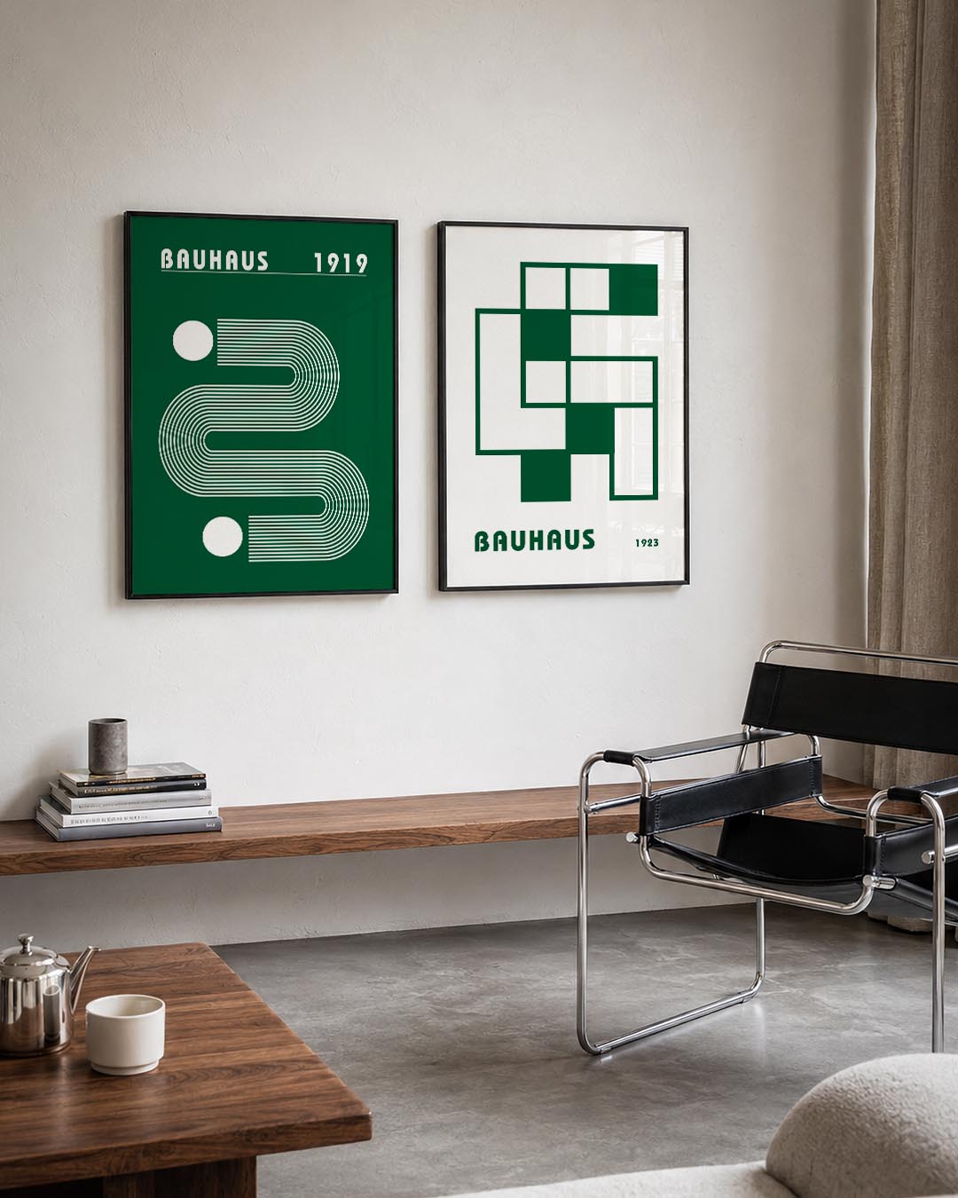 Lijnen en vlakkenspel Posterset