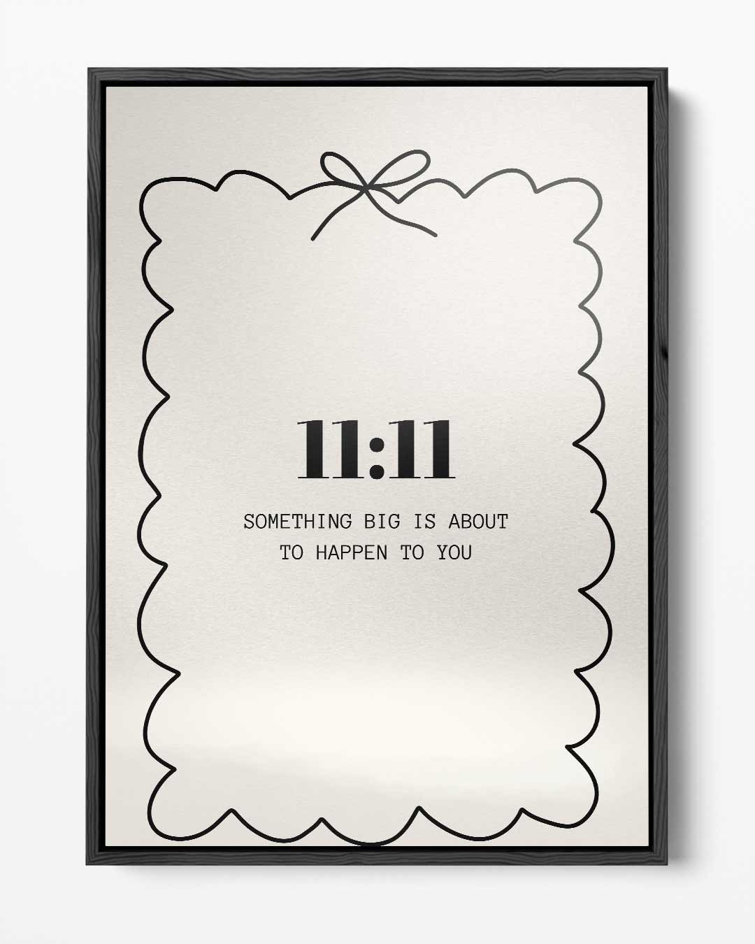 Inspirerende 11:11 Poster Kunstwerk-canvas-dibond-plexiglas-wanddecoratie-WallArtistic