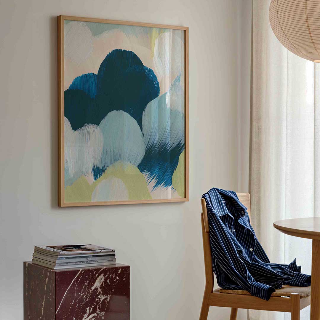 Abstracte wolken Poster