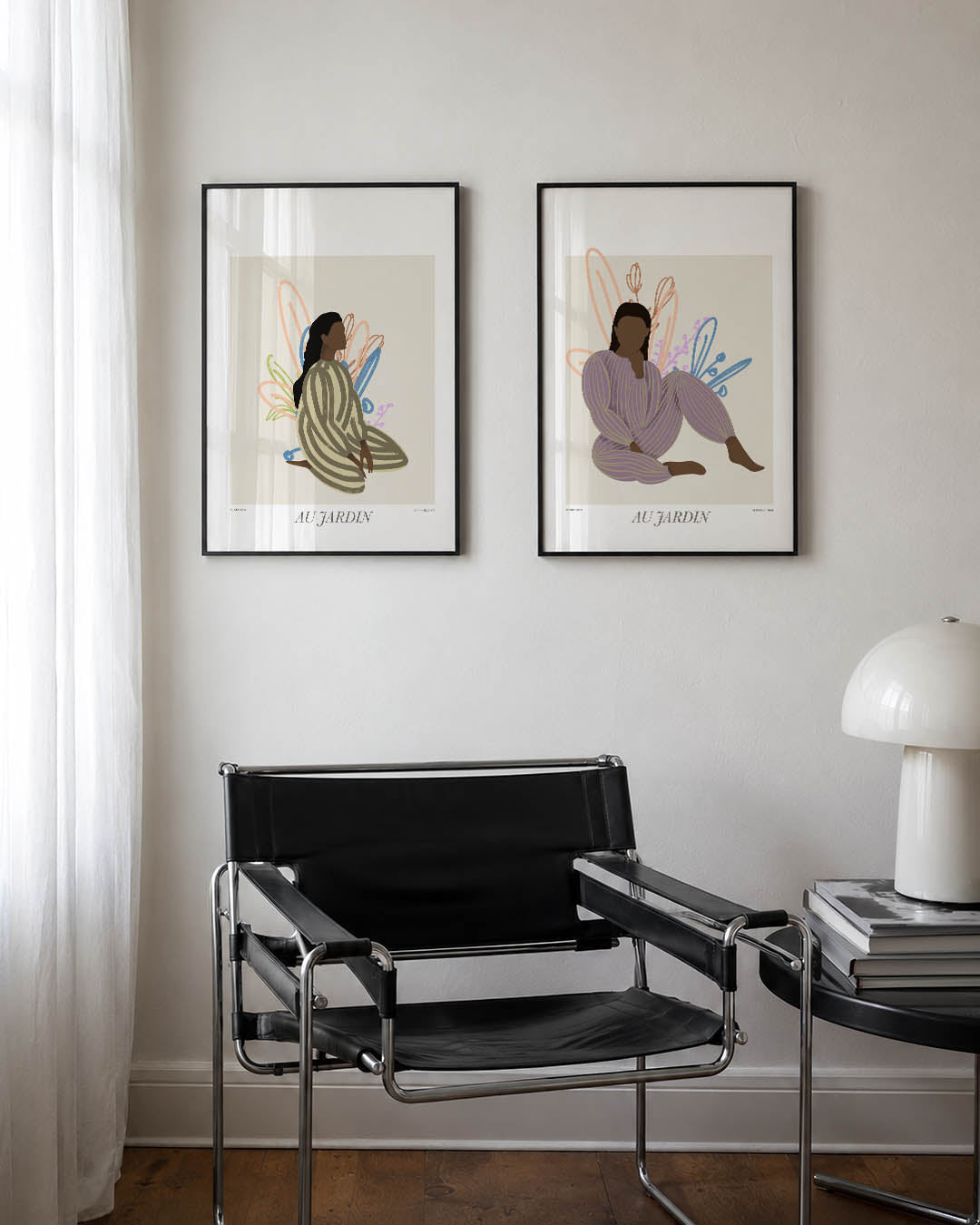 Vorm en kleurenspel Posterset