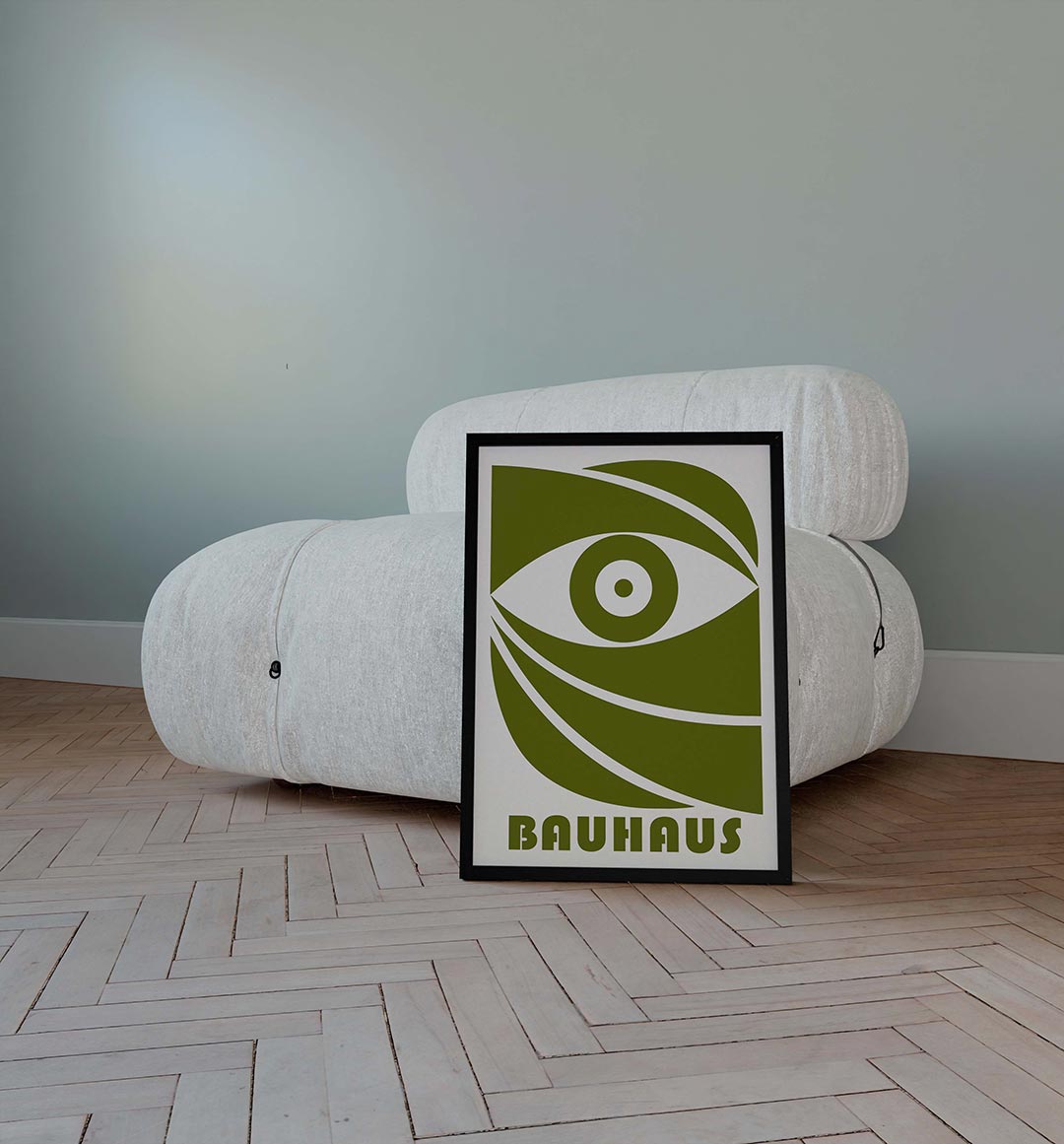 Oog en lijnen Poster