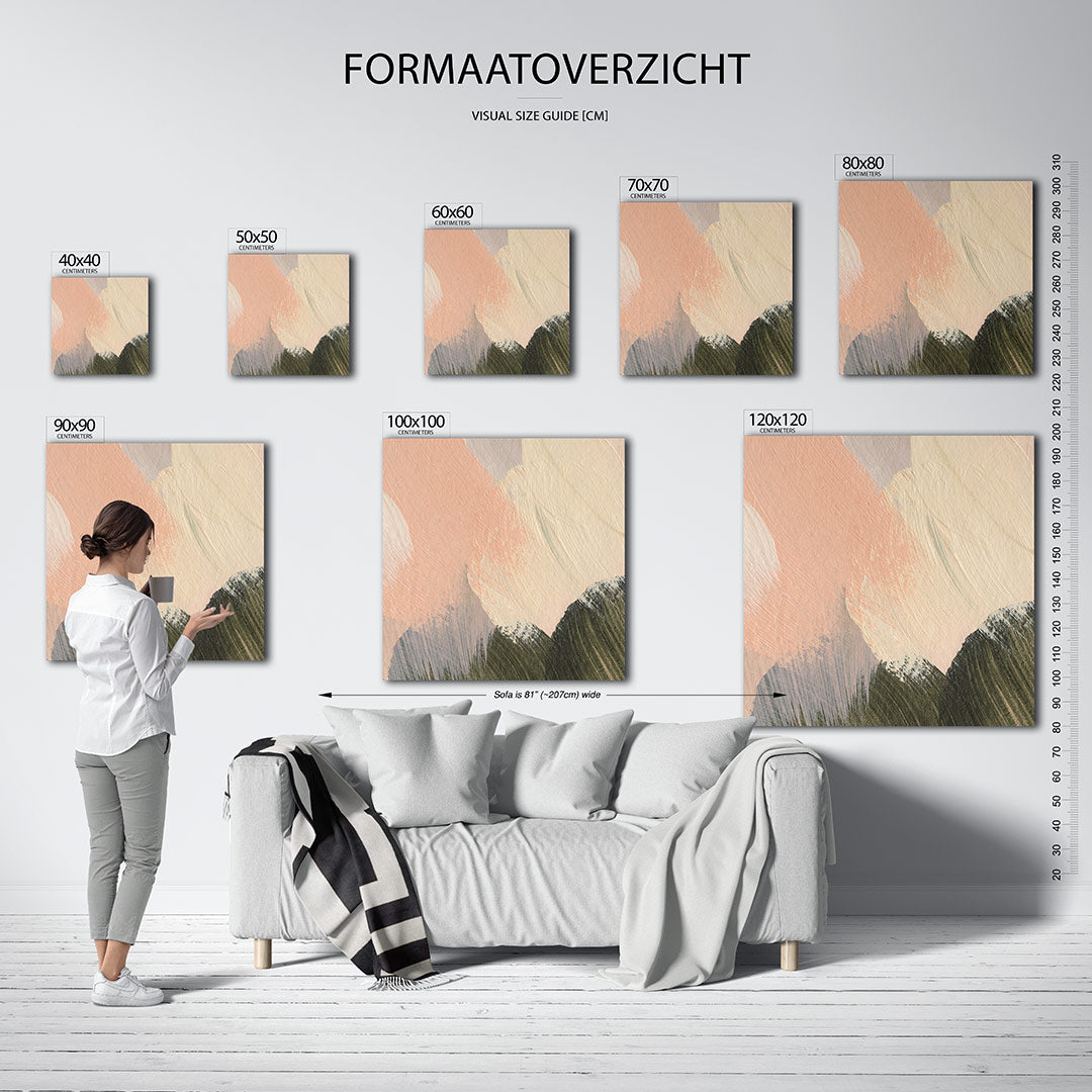 Kleurencompositie Kunstwerk