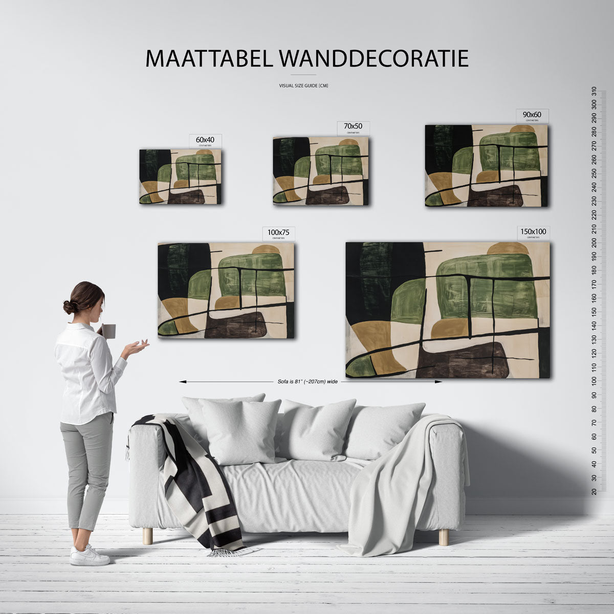 Organische vormen Kunstwerk