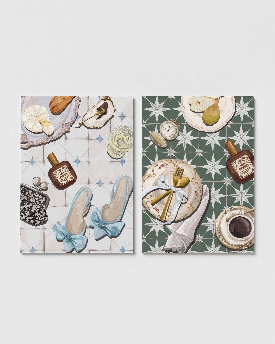 Elegante tafelscène Posterset