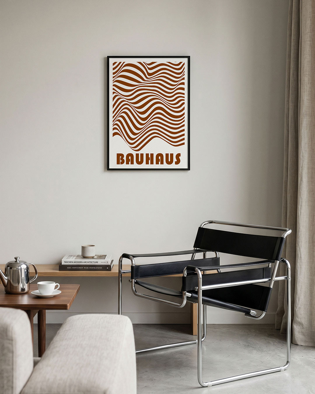 Golvend lijnenspel Poster
