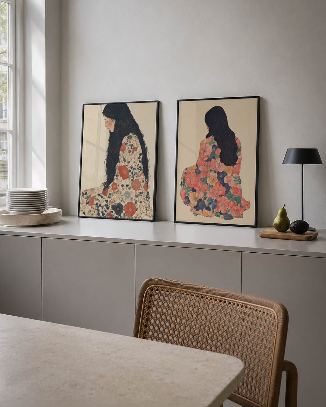Bloemrijke stilte Posterset
