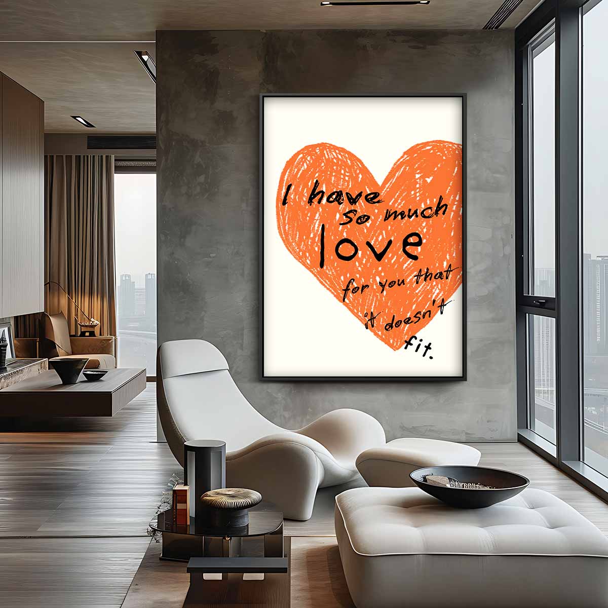 Liefdevolle Hartprint Kunstwerk-canvas-dibond-plexiglas-wanddecoratie-WallArtistic