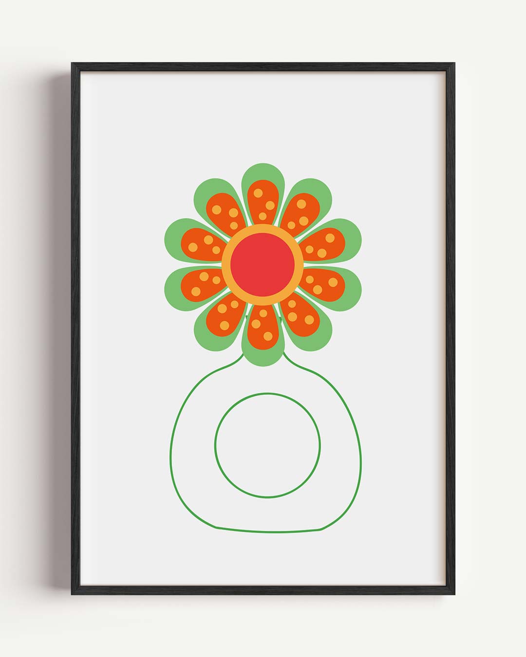 Vrolijke Bloemenpracht Poster-WallArtistic