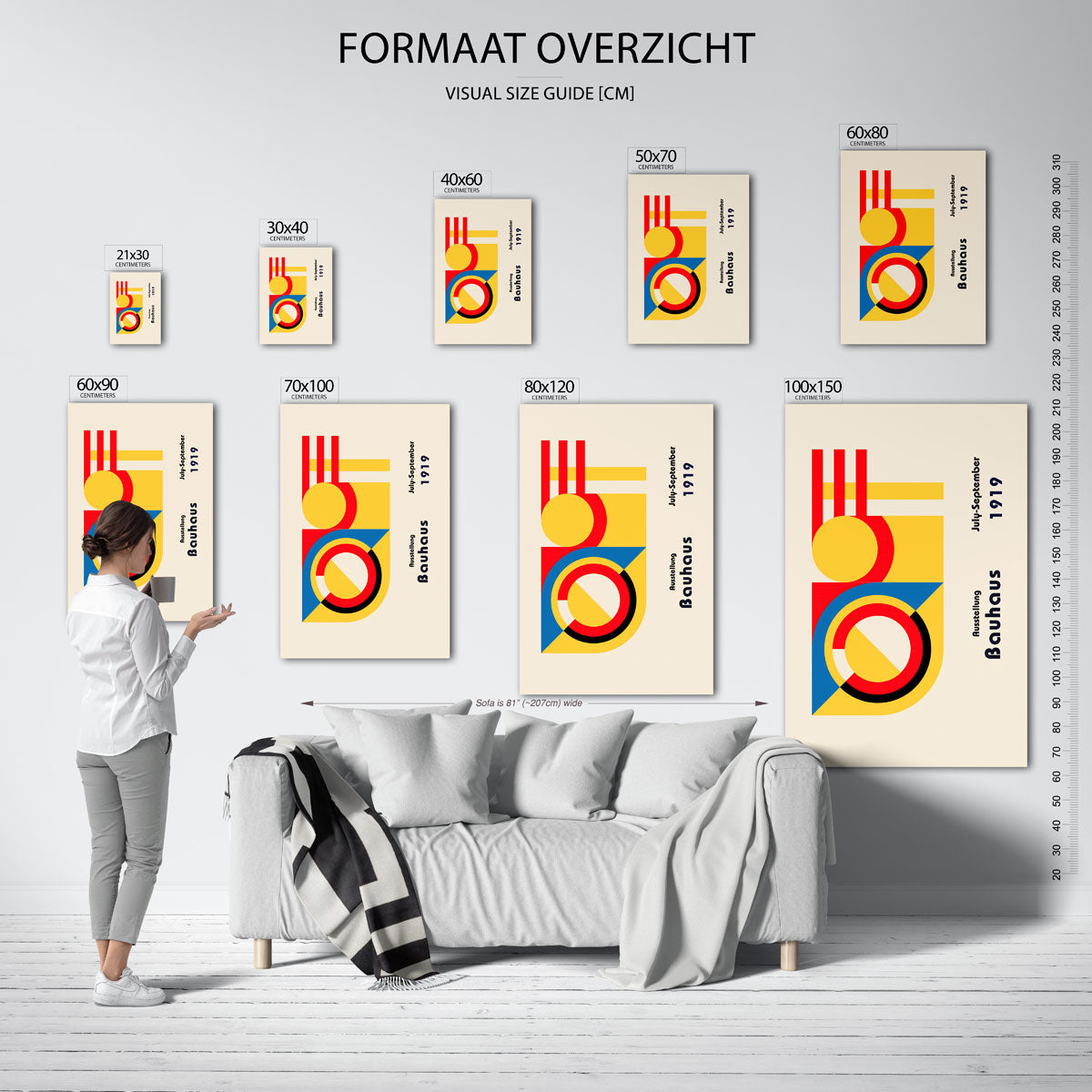 Vorm en kleur Poster