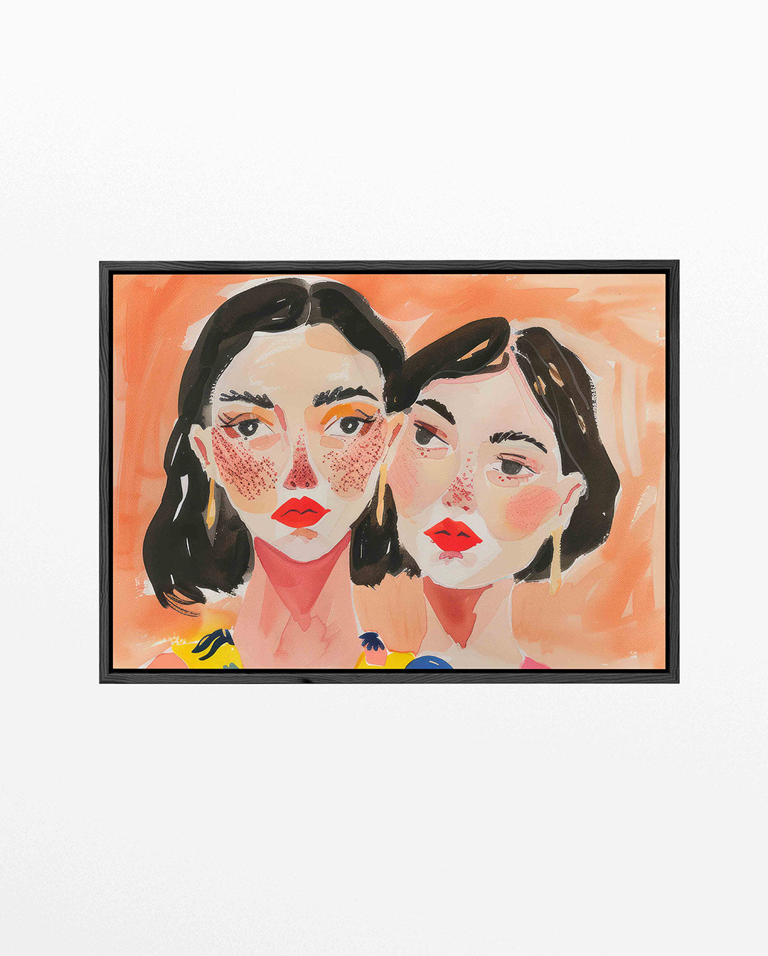 Expressieve portretten Kunstwerk