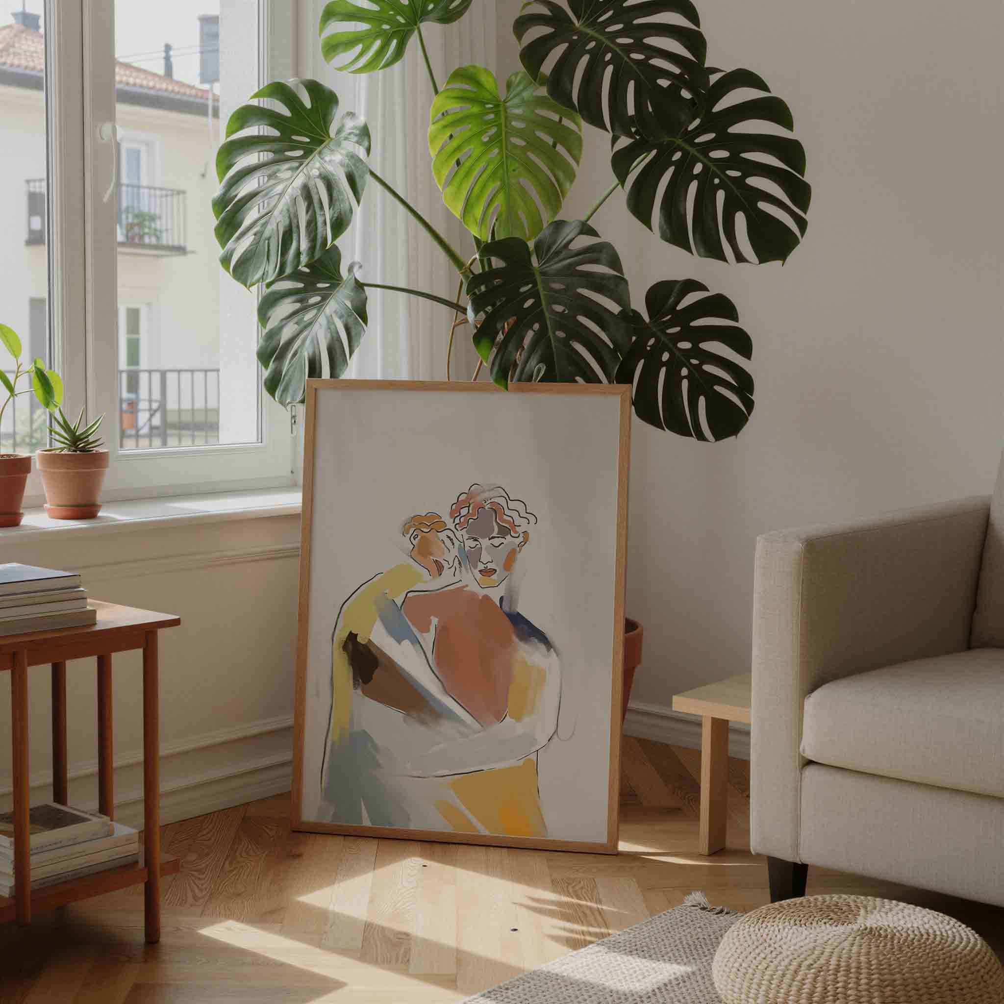 Abstracte figuren Poster