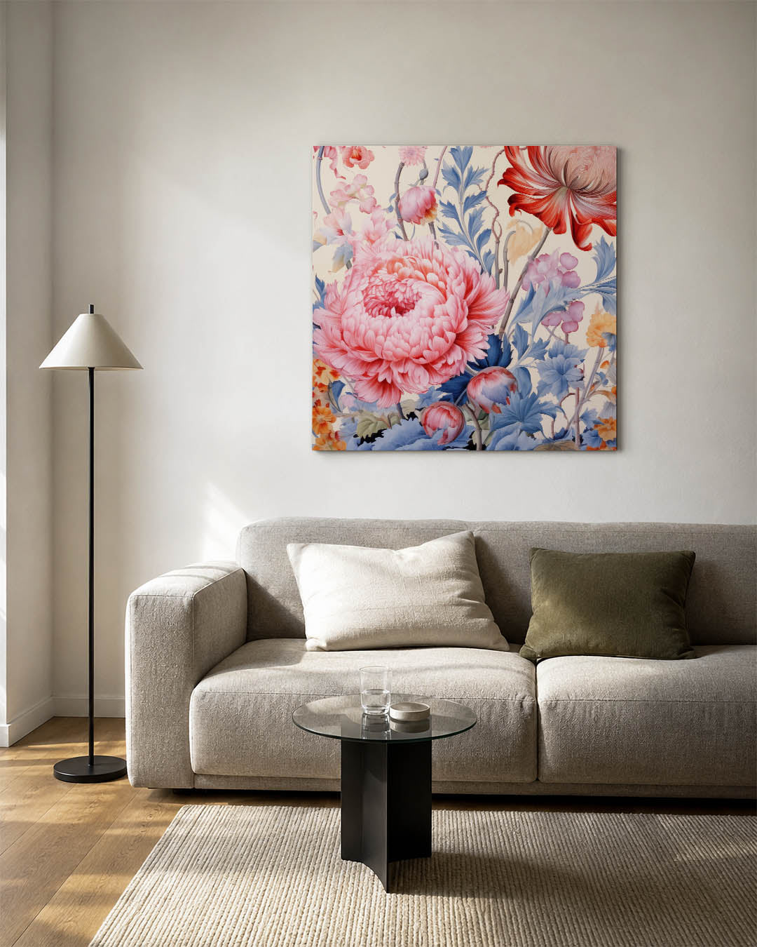Bloemrijke fantasie Kunstwerk
