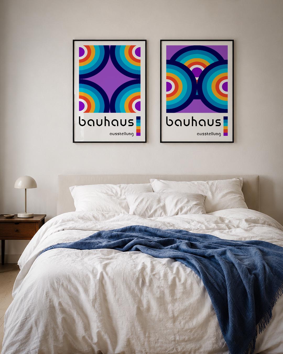 Kleurrijke cirkelpatronen Posterset