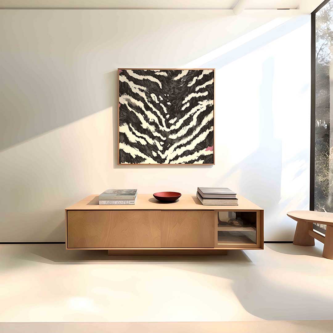 Zebra patroon Poster