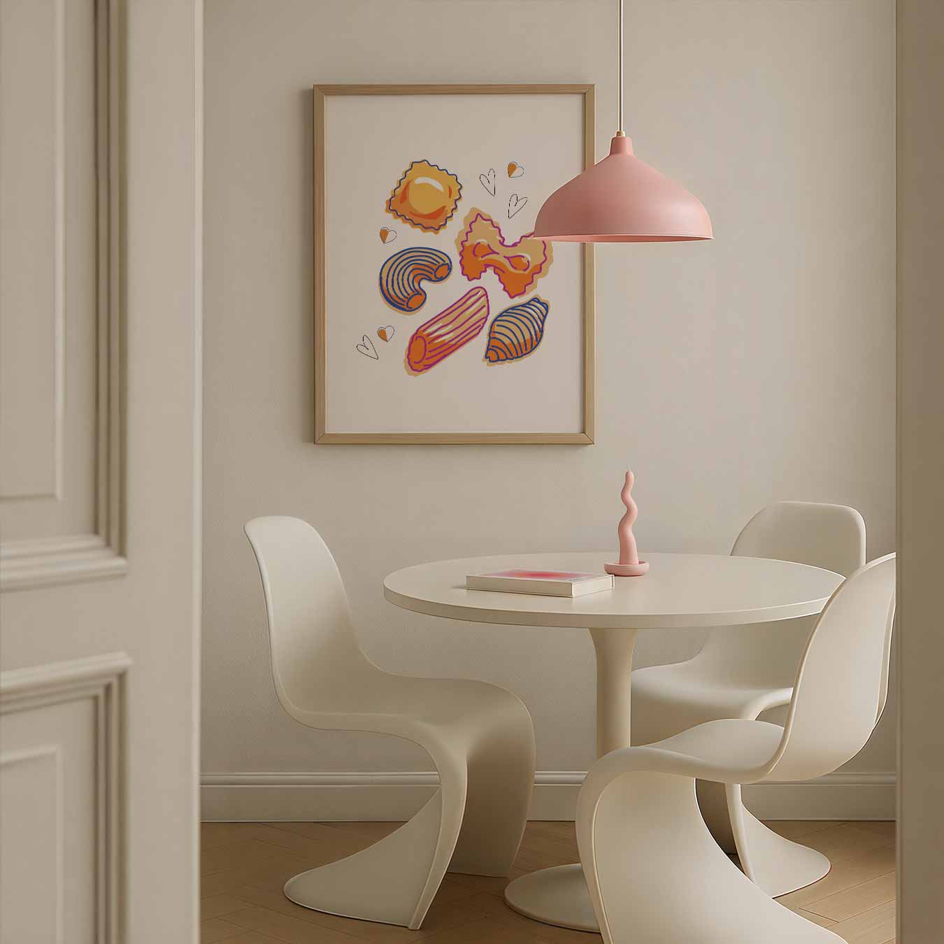 Pasta Liefde Poster-WallArtistic