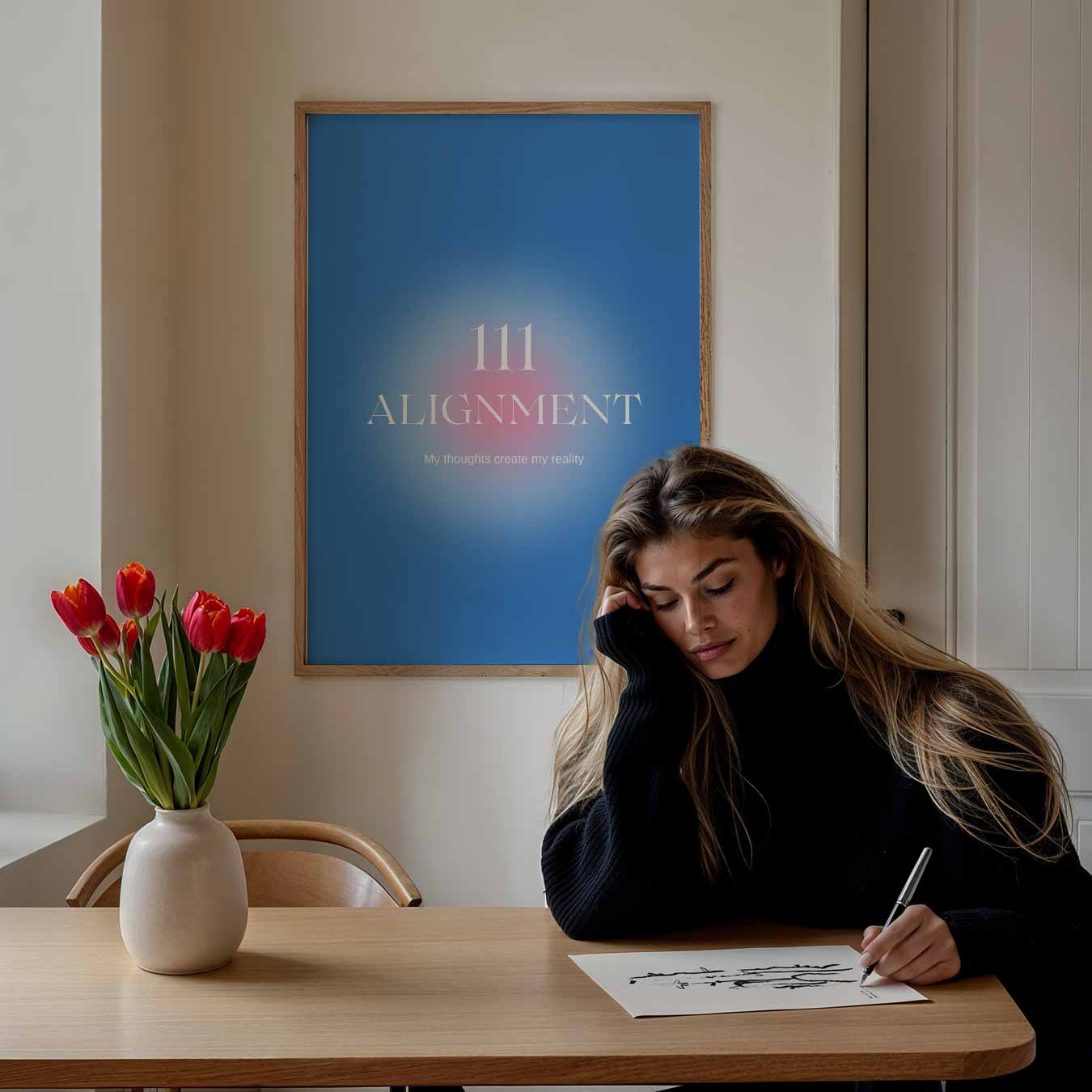 Inspirerende 111 Alignment Poster-WallArtistic